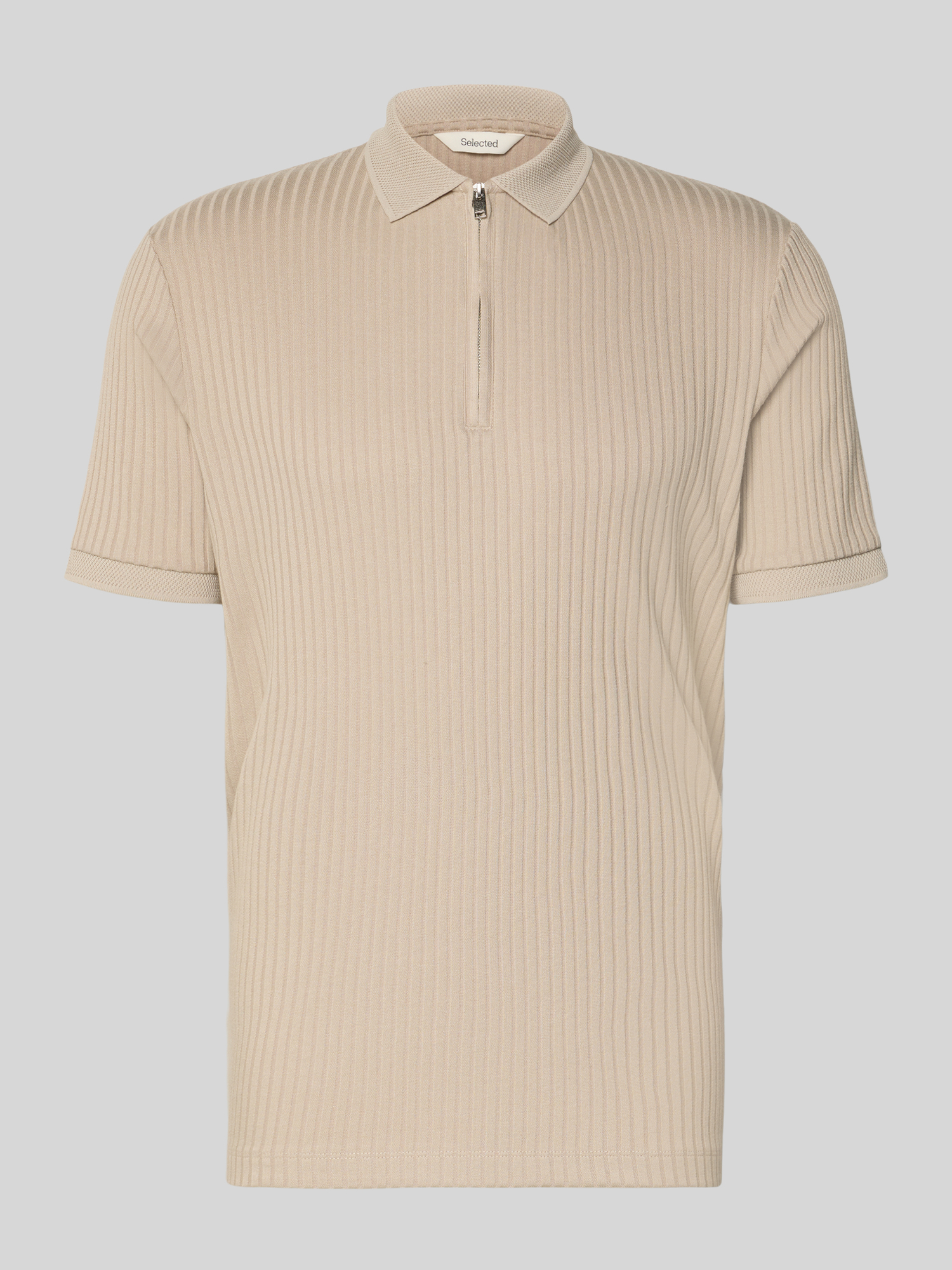 Selected Homme Herren Poloshirt Regular Fit Größe XXL Beige