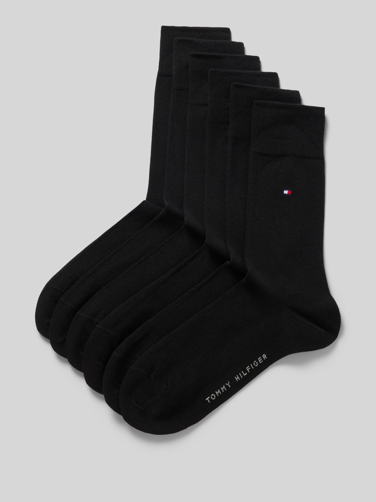 Tommy Hilfiger - Herren - Socken - Gr. 43-46 - Schwarz