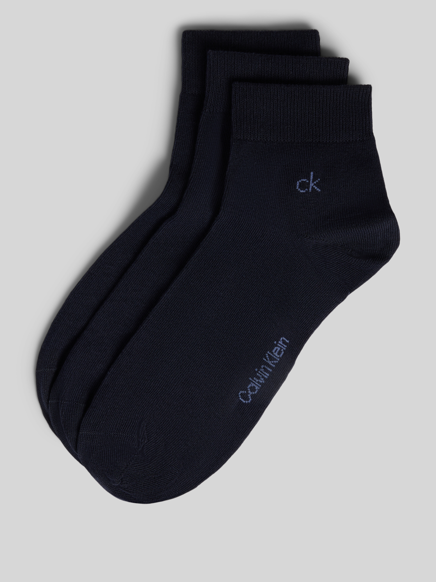 Calvin Klein Herren Dunkelblau Kurze Socken 39_42 - Bild 4