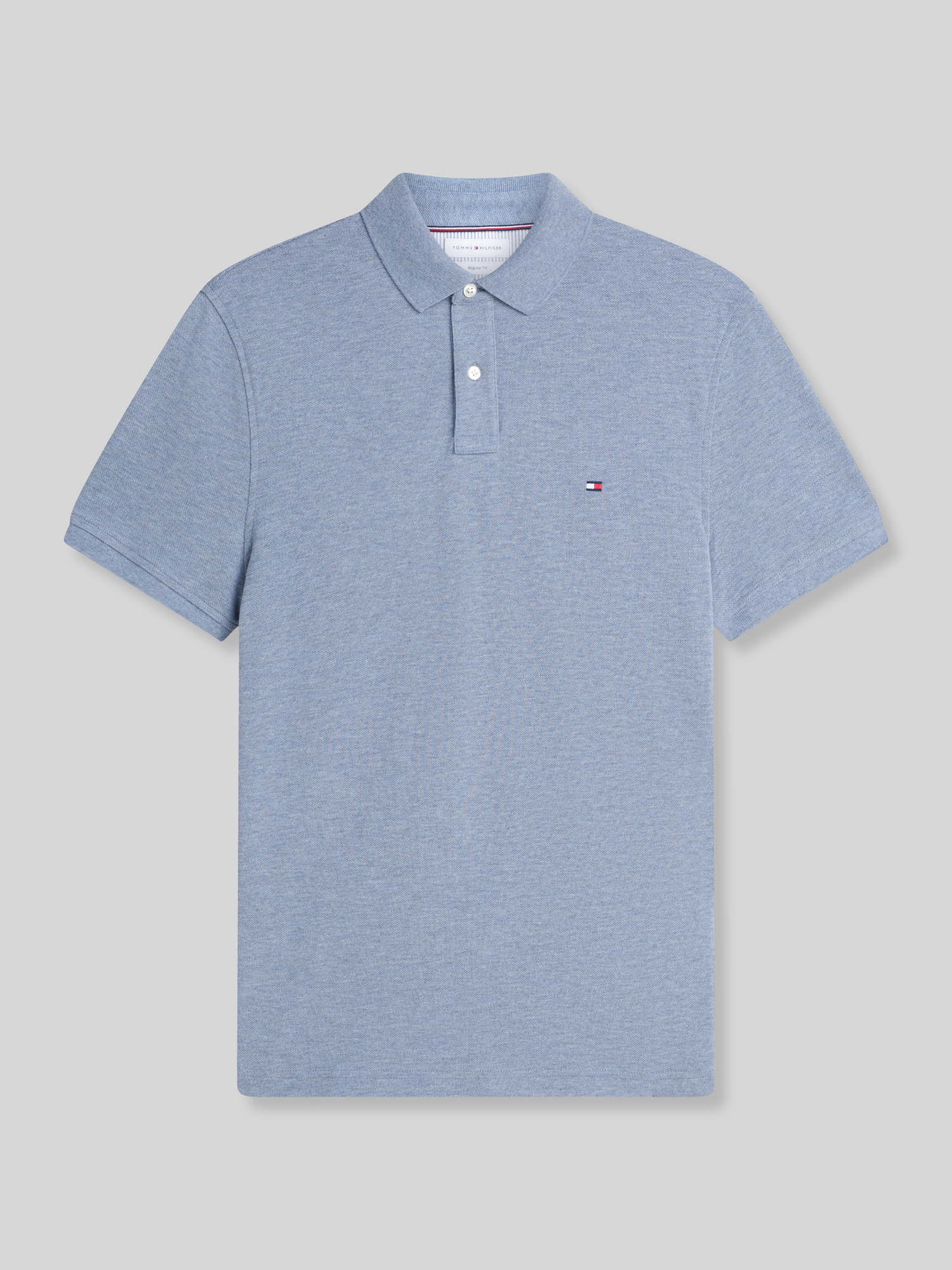 Tommy Hilfiger - Herren - Poloshirt - Regular Fit - XL - Hellblau Melange