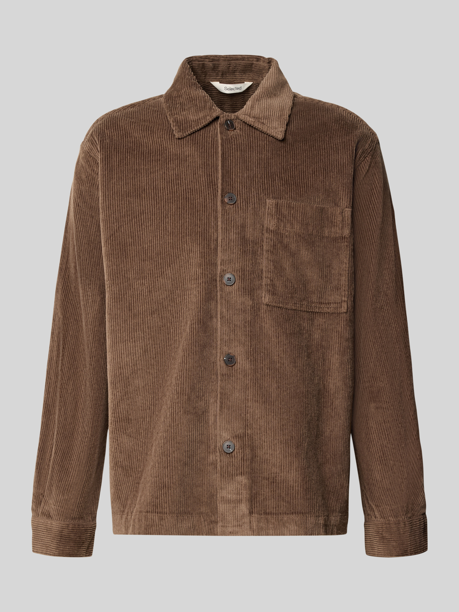 Selected - Herren - Hemdjacke - OTTO - Regular Fit - Braun - Bild 4