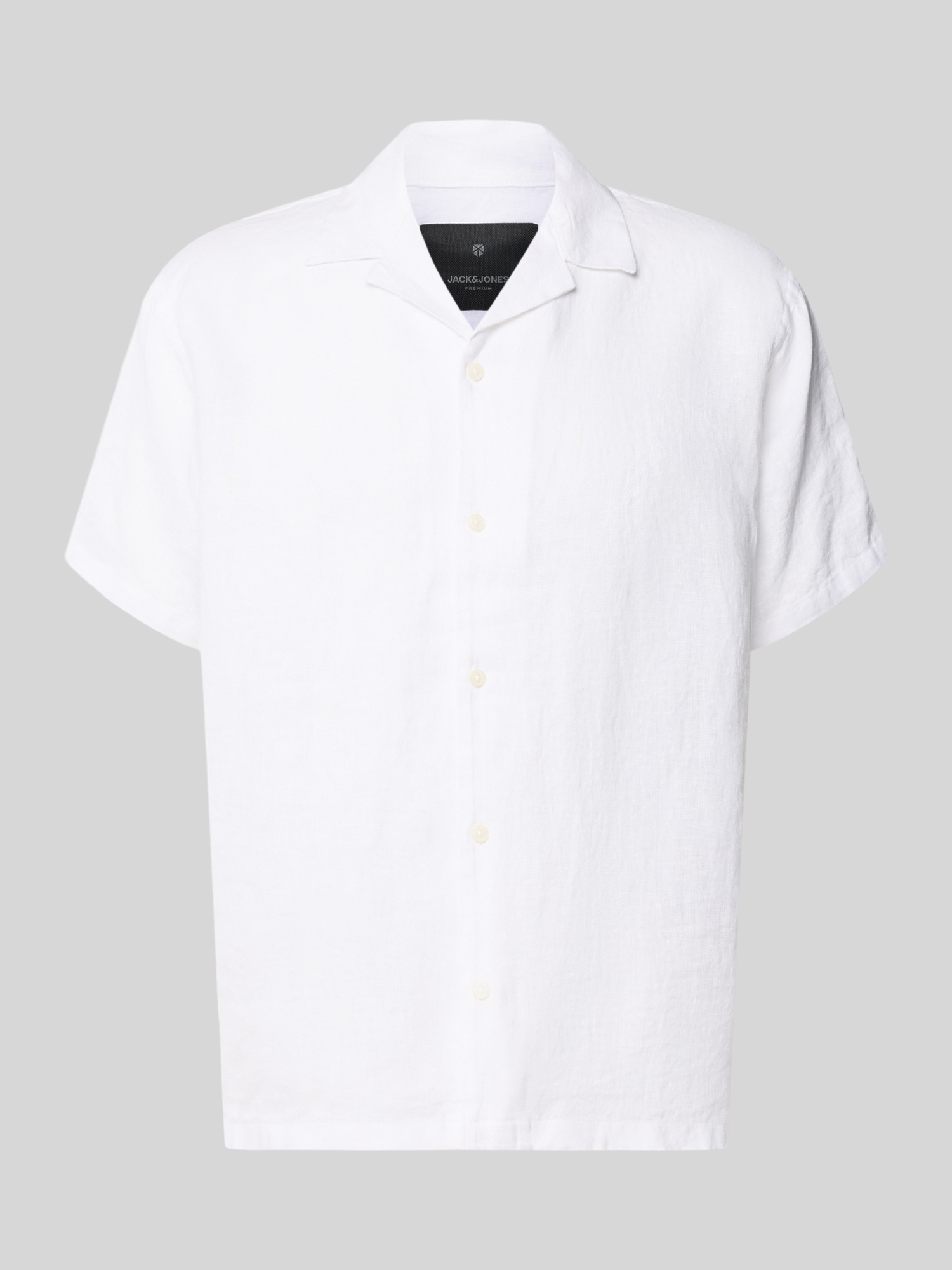 Jack & Jones Premium Freizeithemd Herren Leinen XL Weiss
