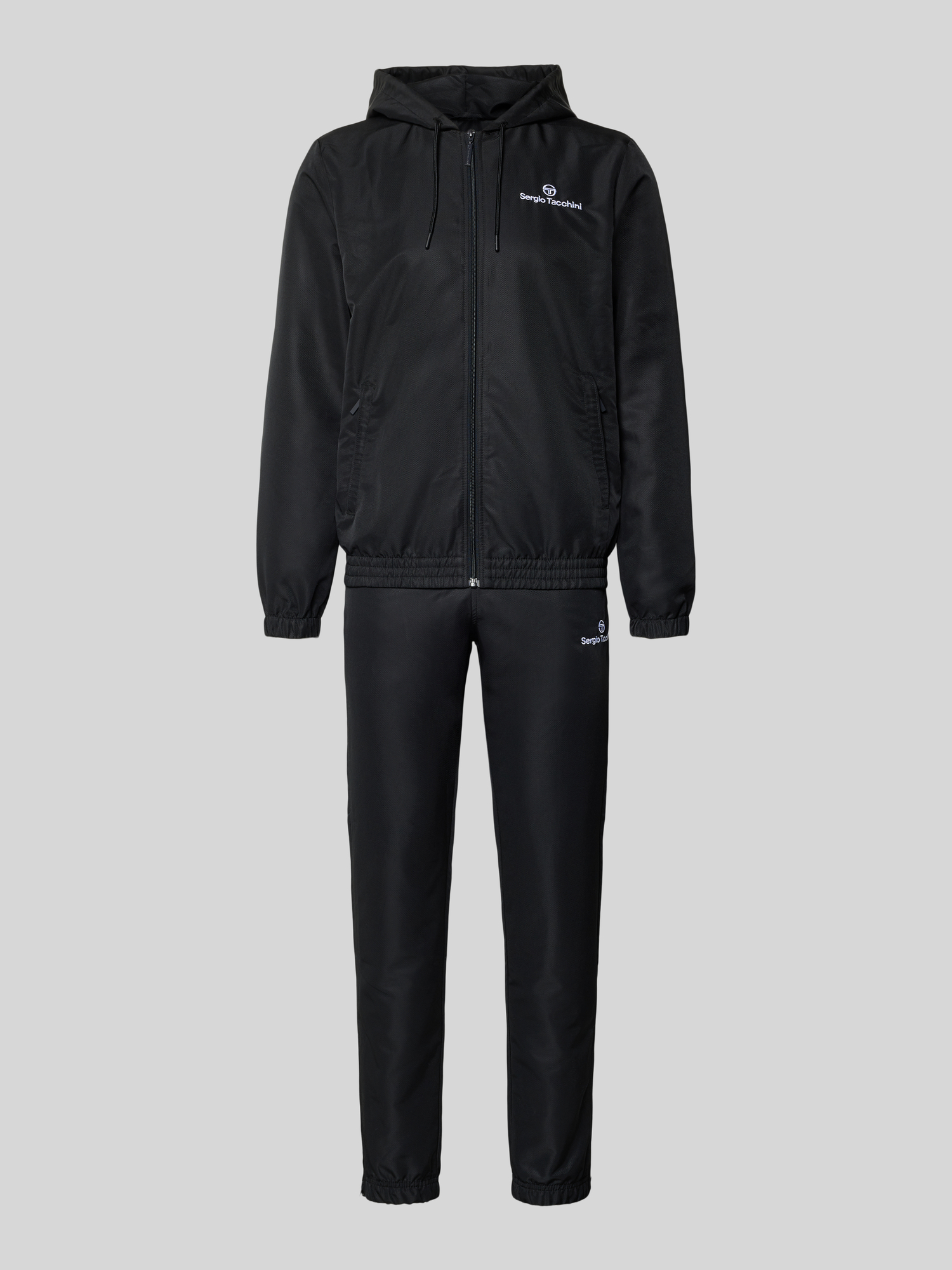 Sergio Tacchini Herren Schwarz Carson Trainingsanzug - Image 3