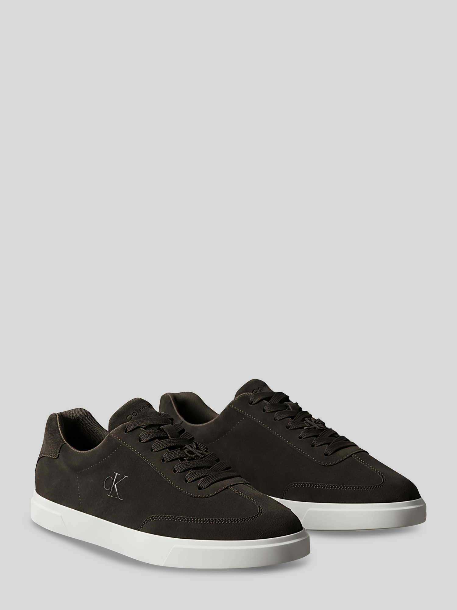 CK Calvin Klein - Herren - Sneaker Low - 42 - Dunkelbraun - Rindvelours