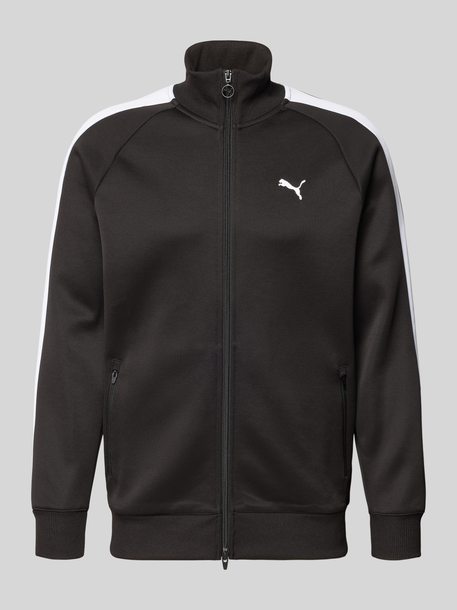 Puma Puma® T7 Sweatjacke "Always On Track" Stehkragen Zweiwege-Reißverschluss Für Herren Schwarz M - Image 4