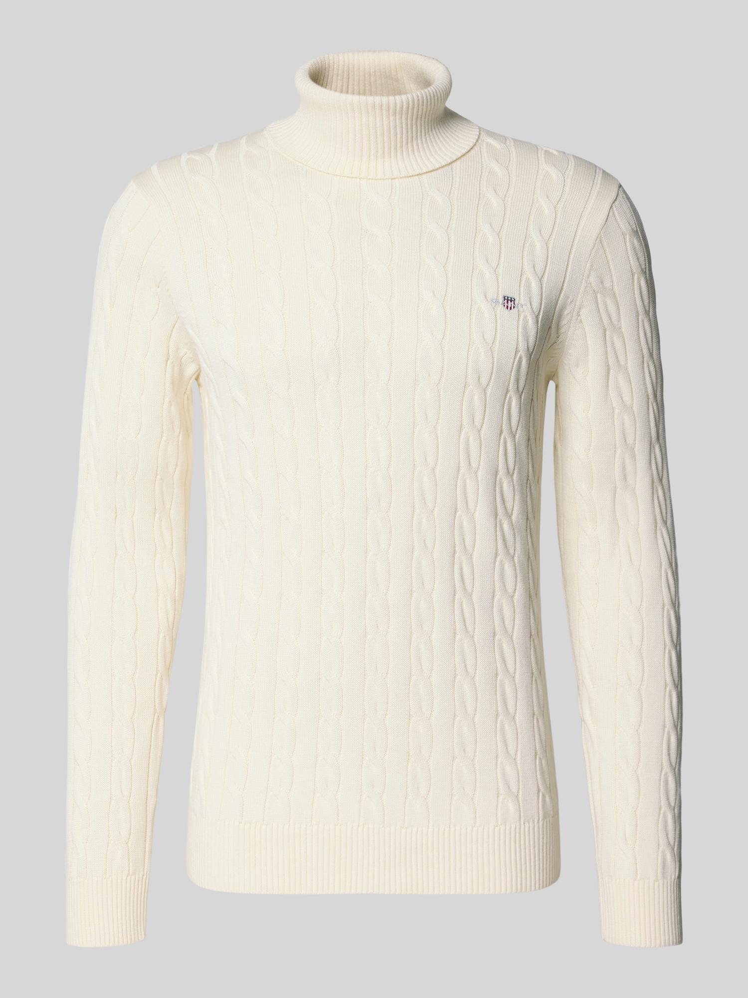 VAN GRAAF Gant Herren Ecru Pullover Baumwolle Weiß, Xxl - Bild 2