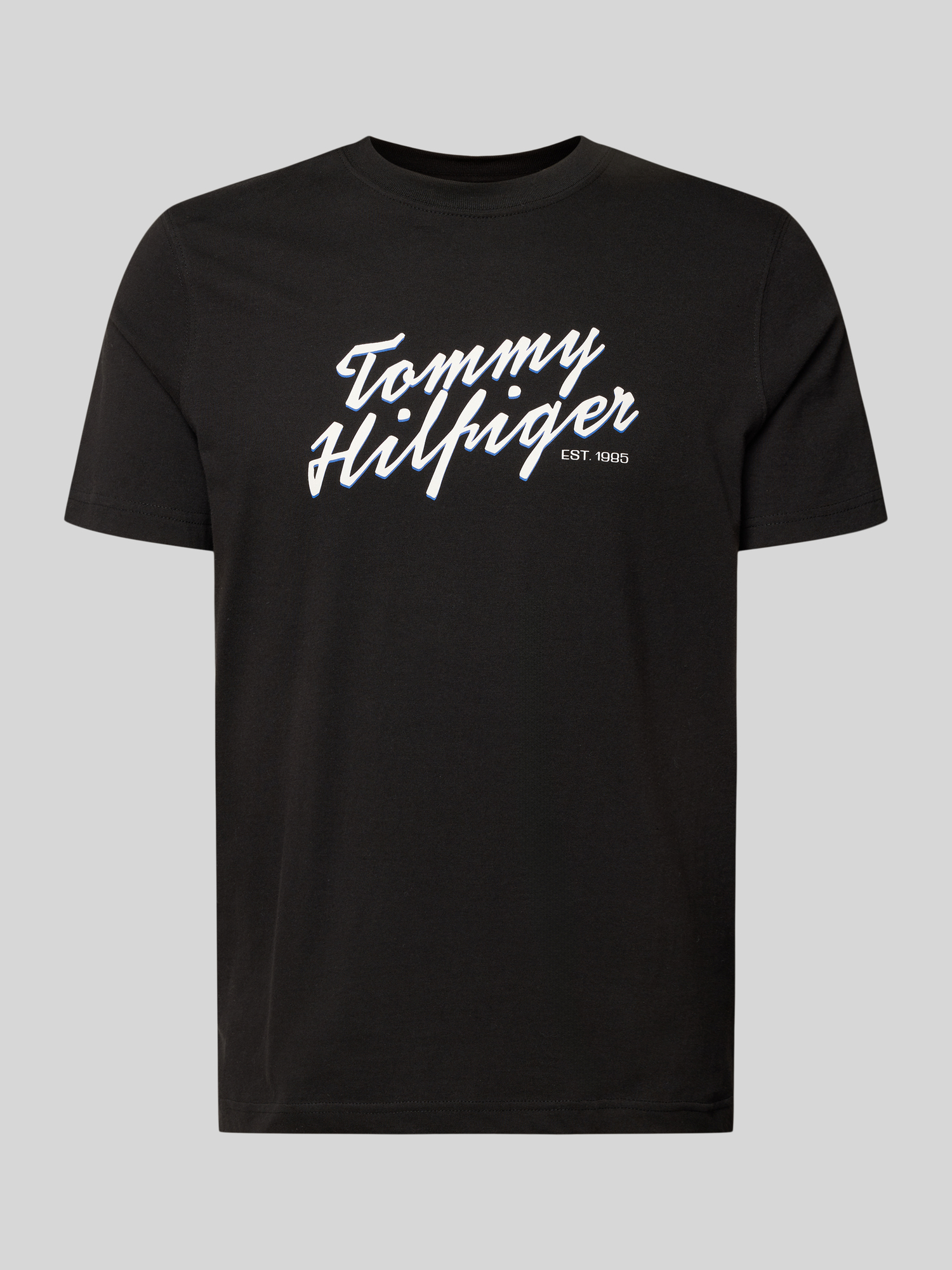 Tommy Hilfiger - Herren T-Shirt - Schwarz - S