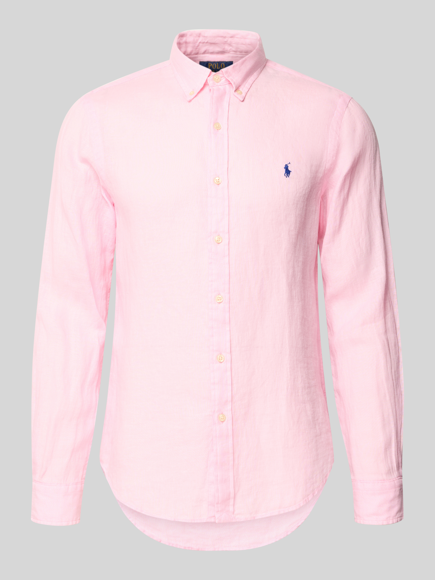 Polo Ralph Lauren - Herren - Freizeithemd - M - Rosa - Leinen