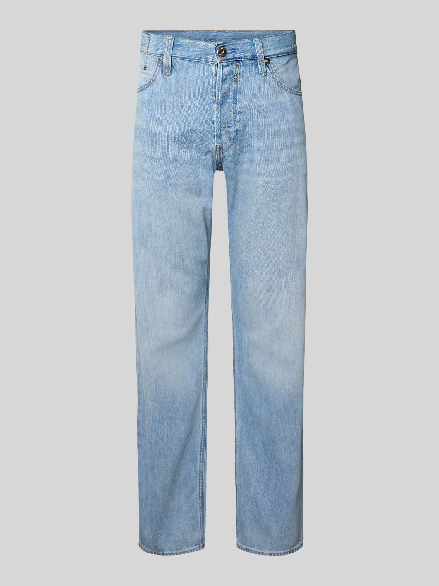 G-Star Raw Herren Straight Leg Jeans 33/32 Hellblau Baumwolle - Bild 6