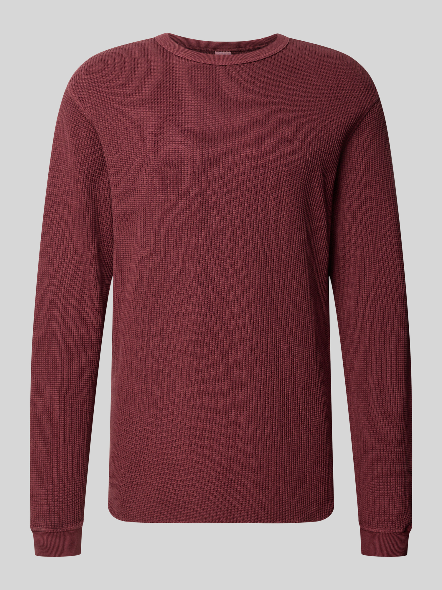 Levi's® Langarmshirt für Herren in Bordeaux Größe M aus reiner Baumwolle