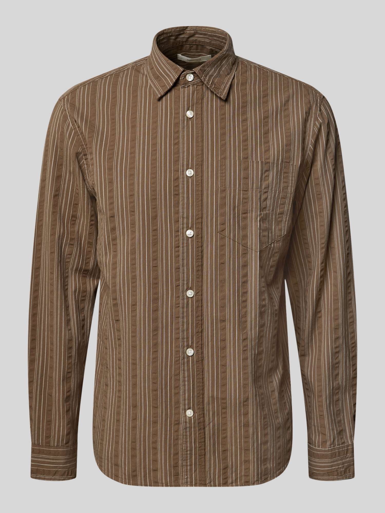 Selected Homme Hemd - Herren - Gr. M - Braun