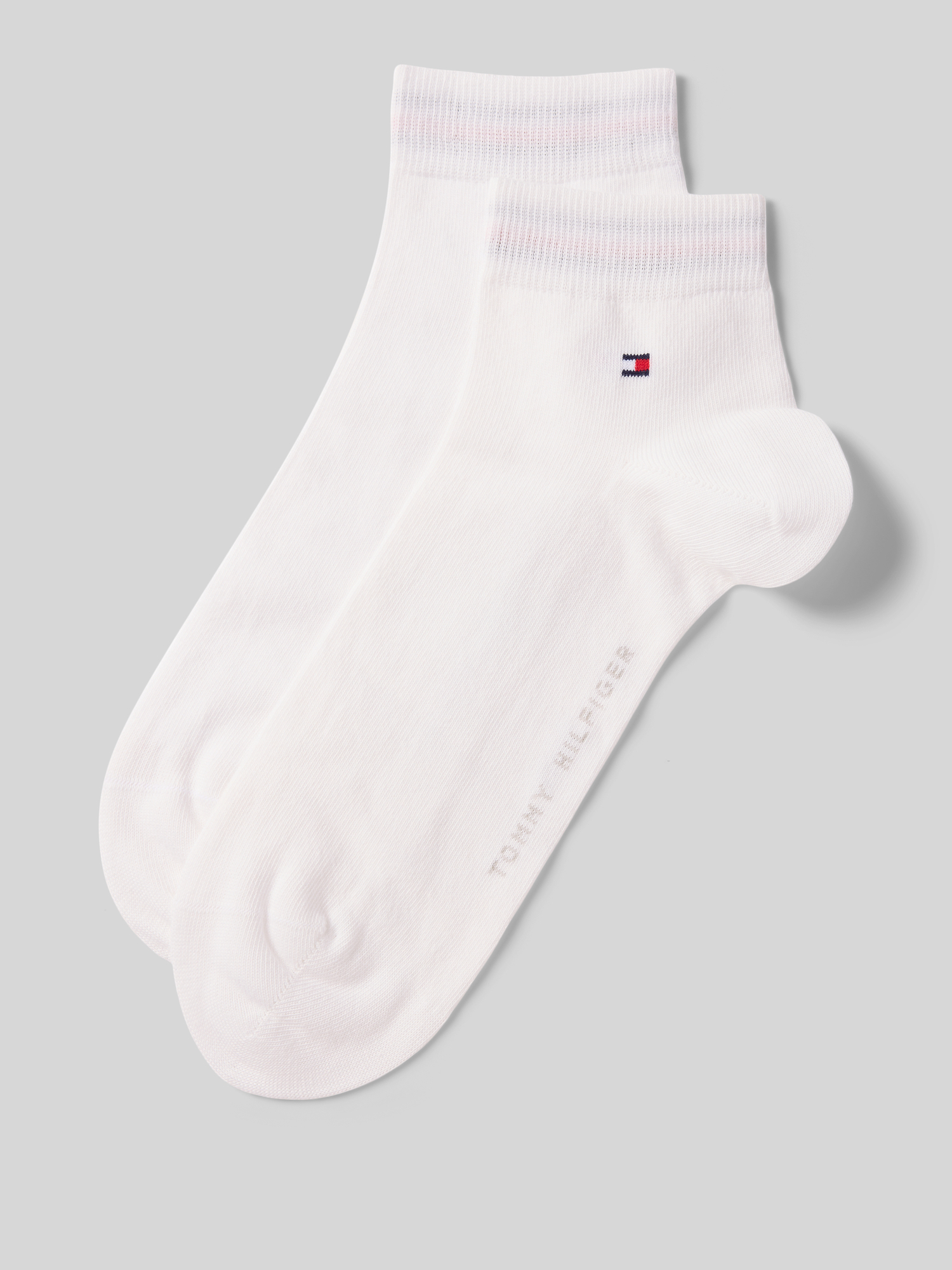 Tommy Hilfiger Herren Socken 2er Pack Baumwoll-Mix Weiss 47/49 - Bild 5