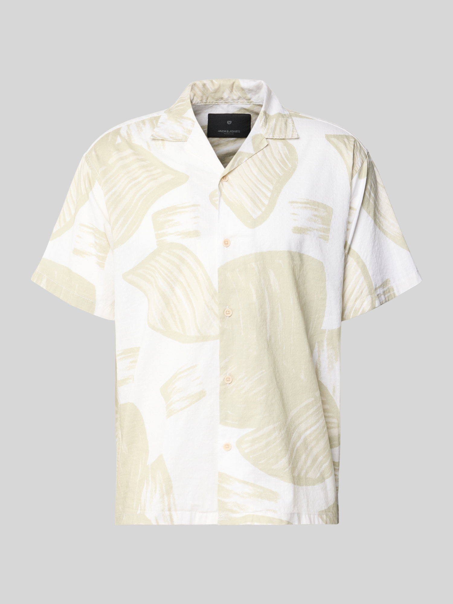 Jack & Jones Premium Herren Freizeithemd Beige XL Bio-Baumwolle