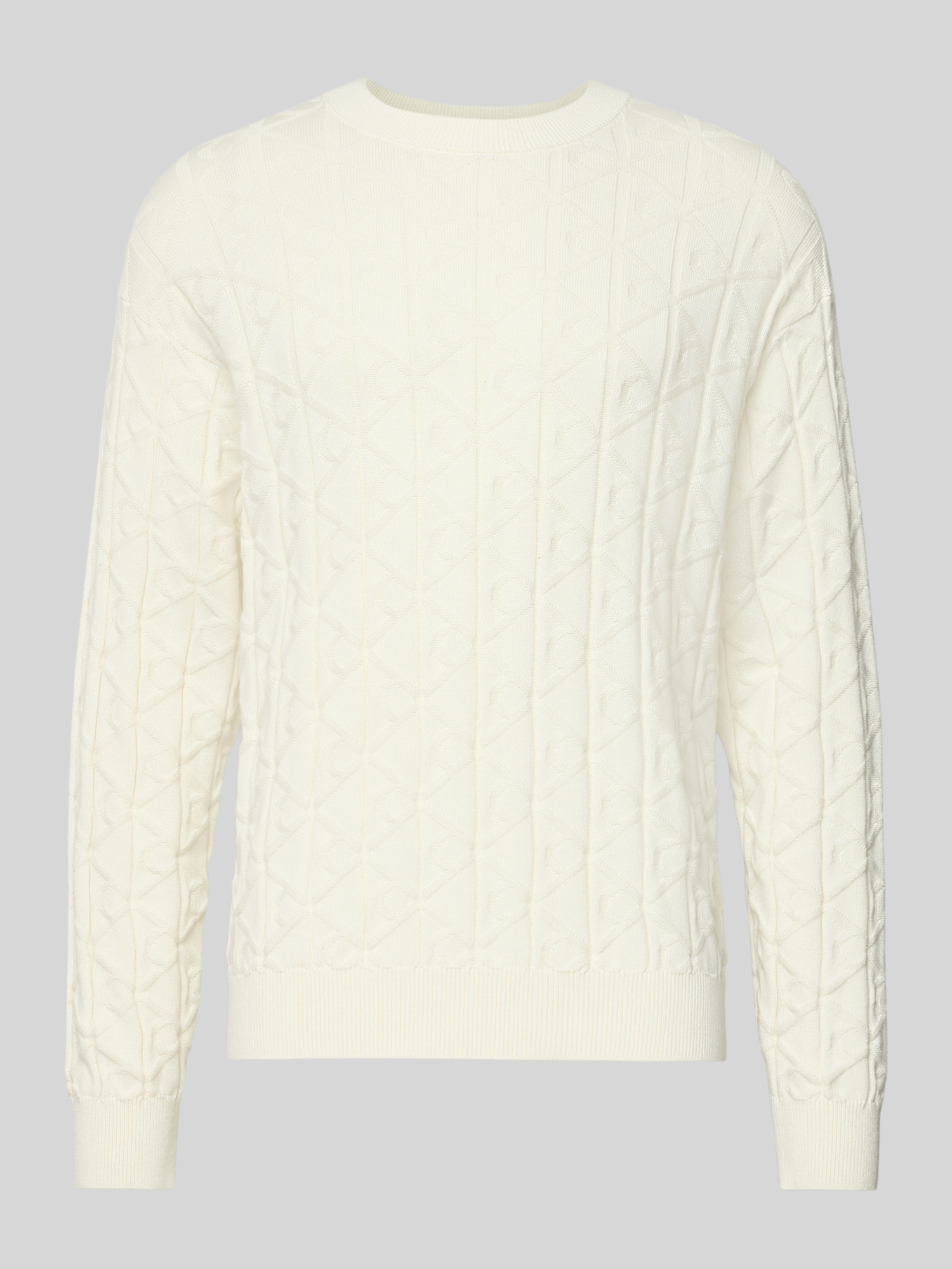 Calvin Klein Jeans - Pullover - Herren - Baumwolle - Offwhite - Gr. XL