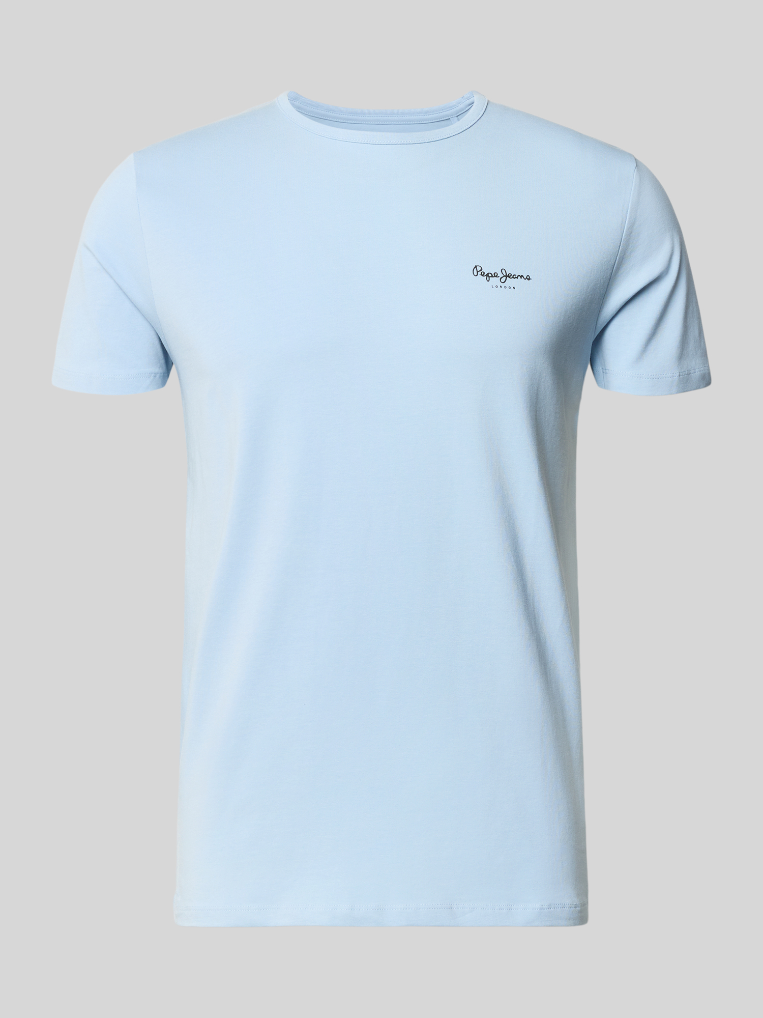 Pepe Jeans Herren T-Shirts Blau Gr. Groß - Bild 4