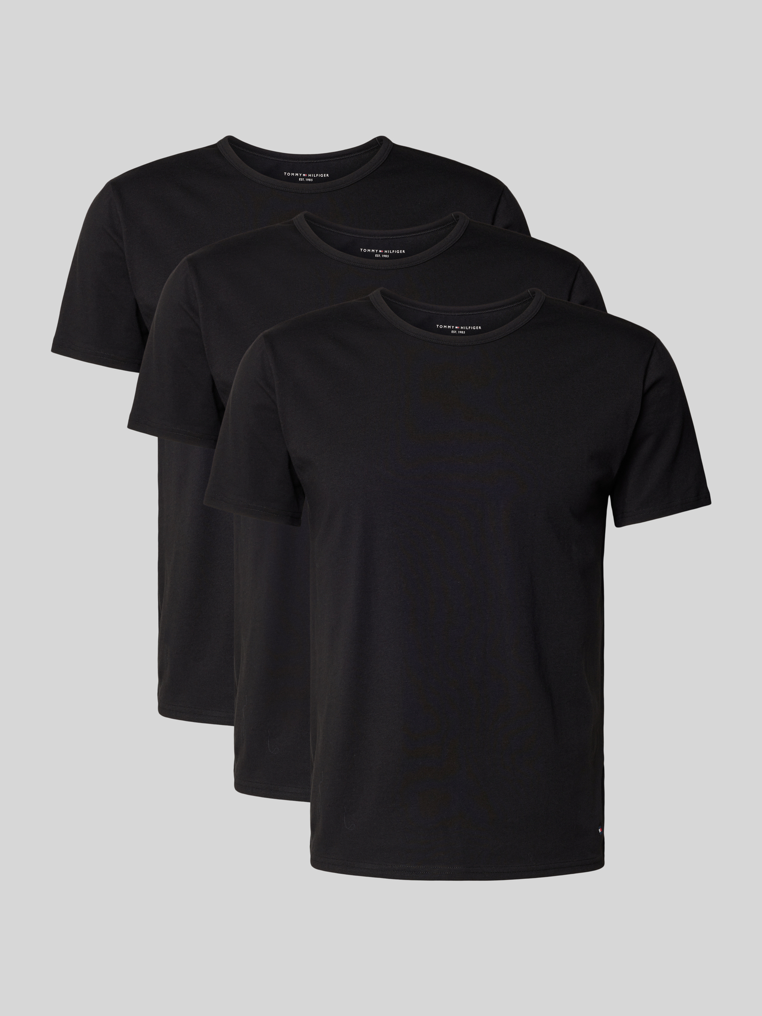 Tommy Hilfiger Herren T-Shirt Sets Schwarz Gr. Groß - Bild 3