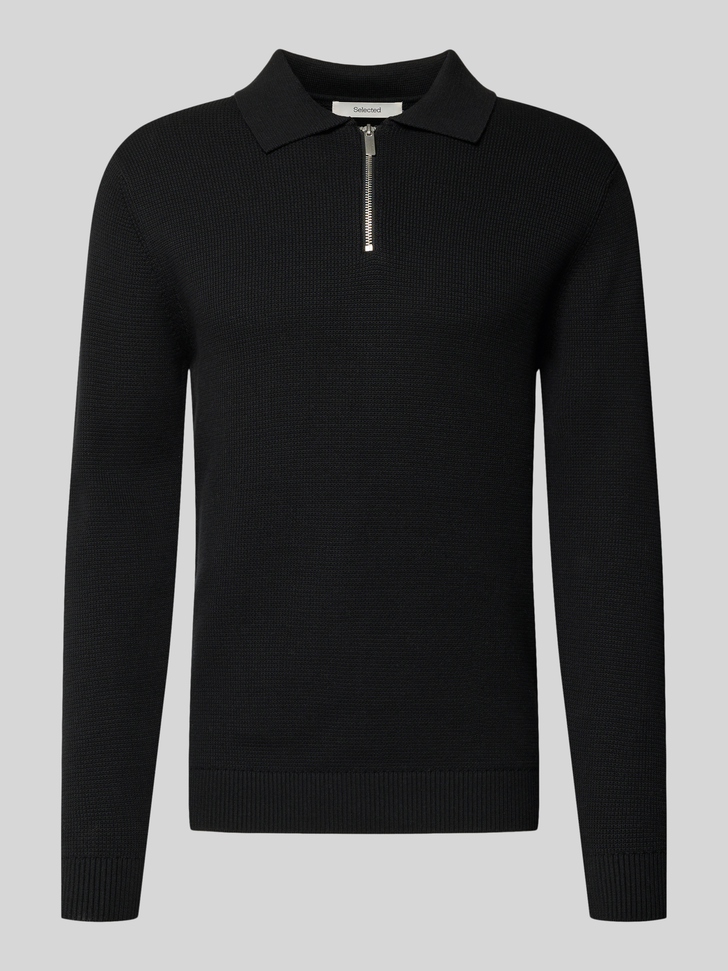 Selected Homme - Pullover - Baumwolle - Schwarz - XL