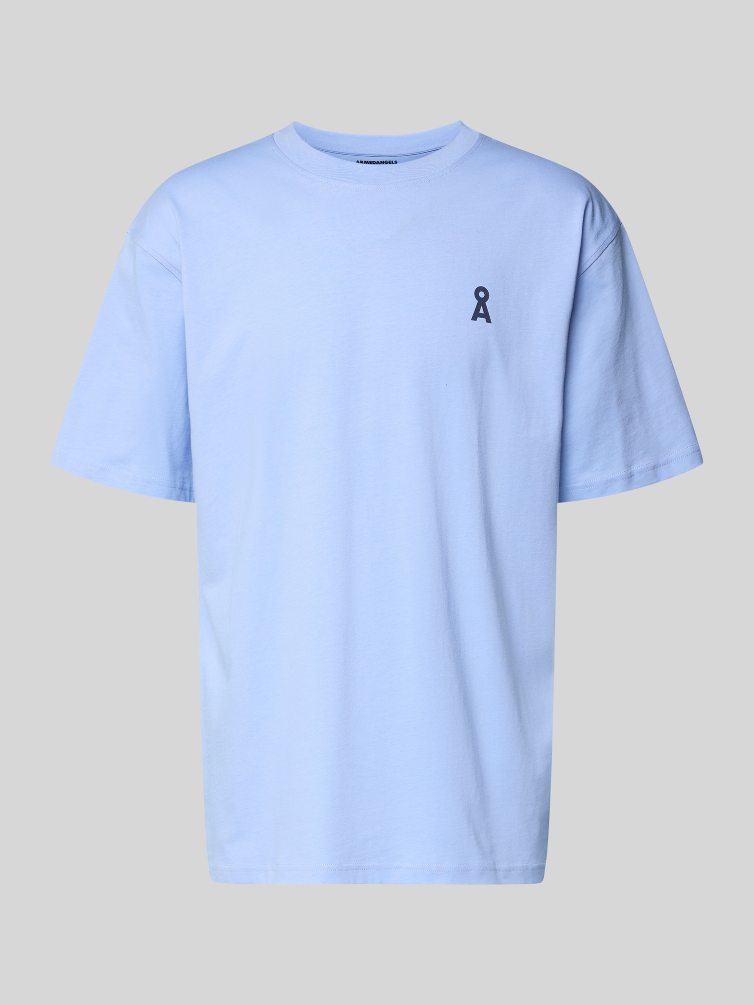 ARMEDANGELS Herren T-Shirt Gr. L Hellblau 100% Bio-Baumwolle