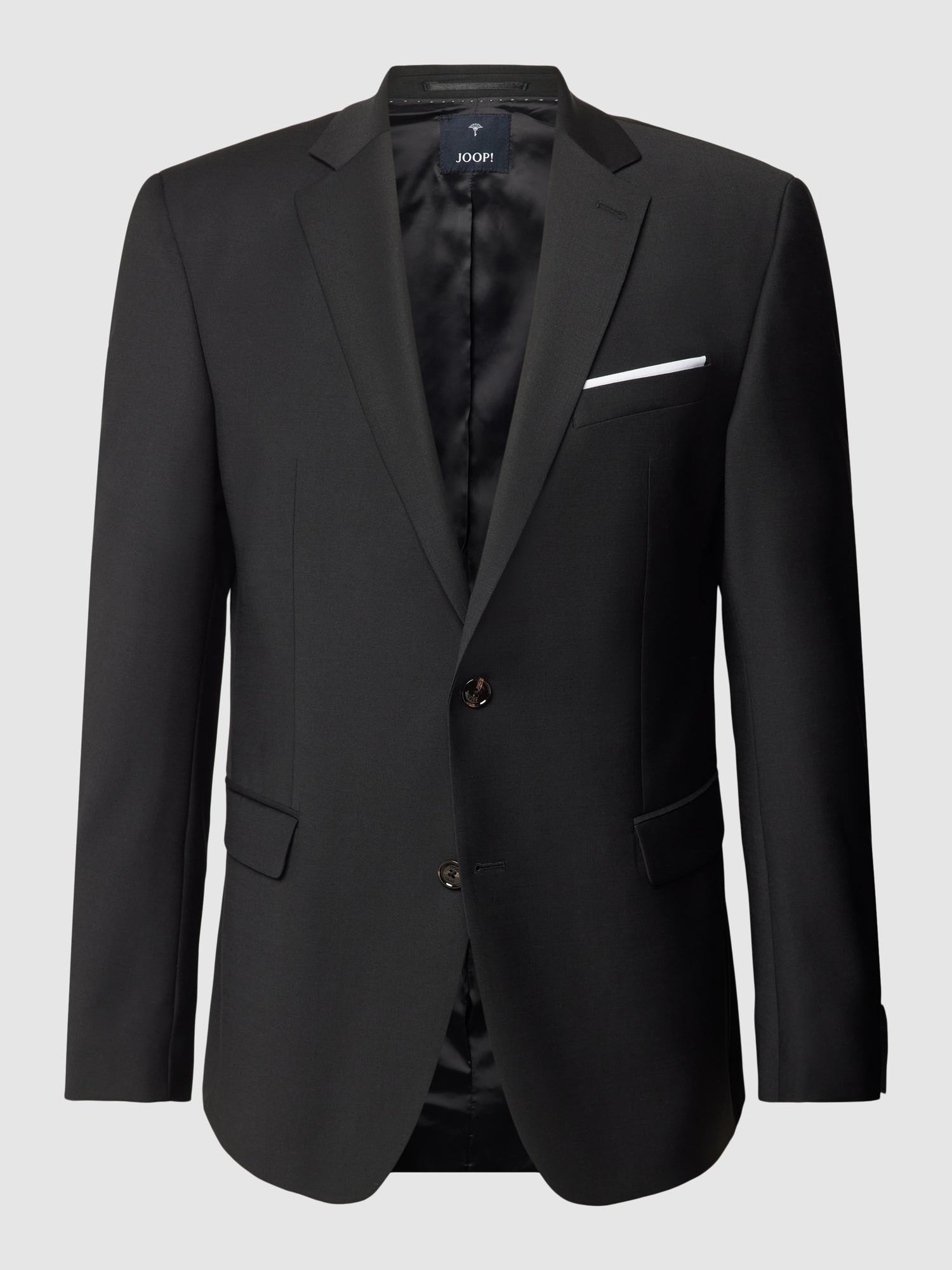 VAN GRAAF Joop! Herren Schwarz Baukasten-Sakko Mit Wollanteil Modern Fit Größe 50 - Bild 4