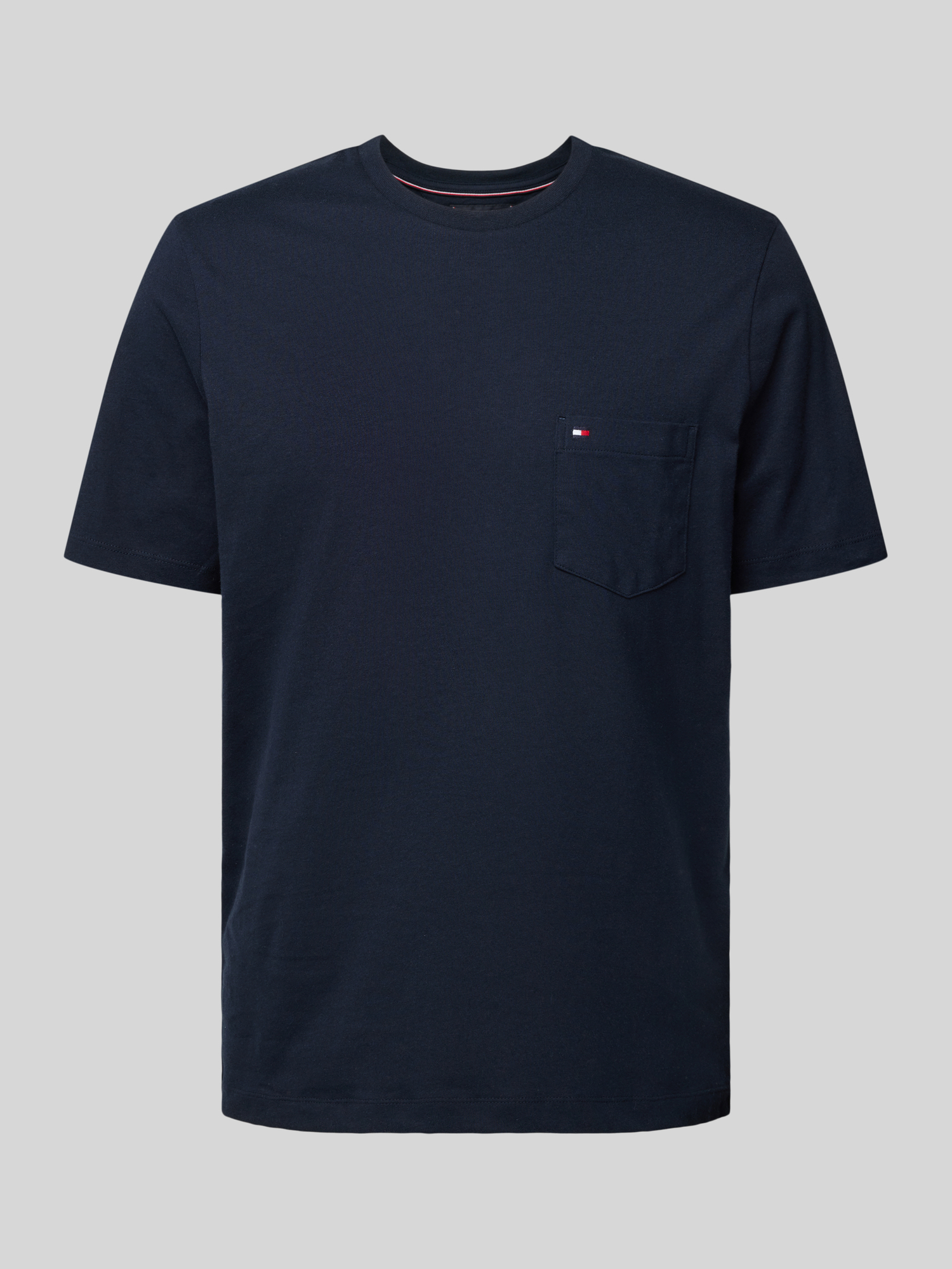 Tommy Hilfiger Herren T-Shirt Marine S Baumwolle
