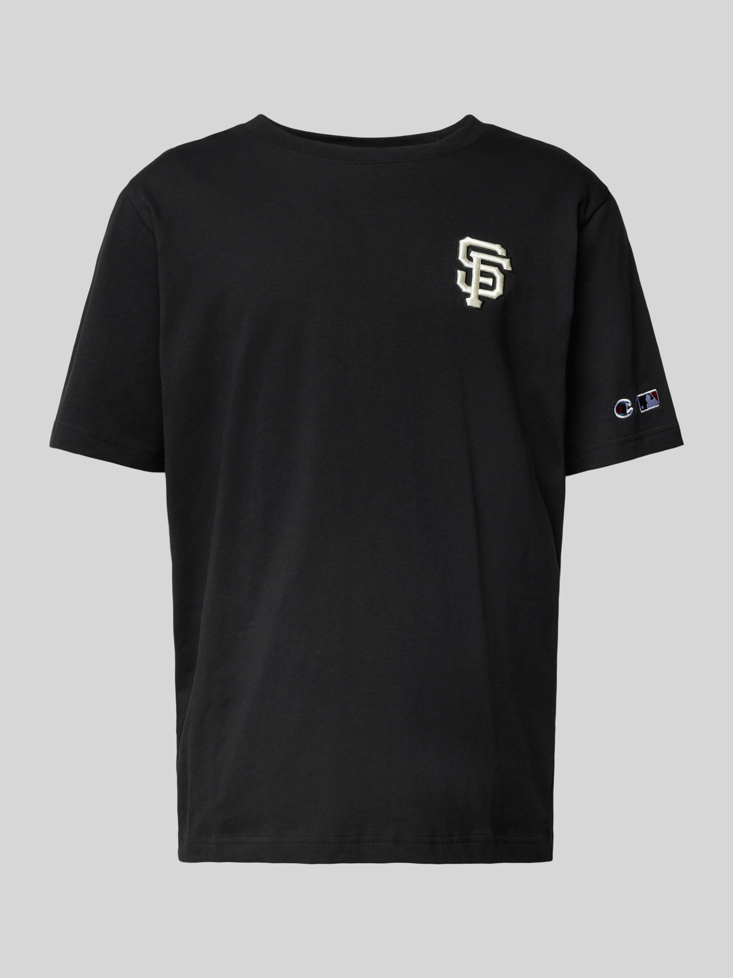 Champion Herren T-Shirt Baumwolle Schwarz Gr. S