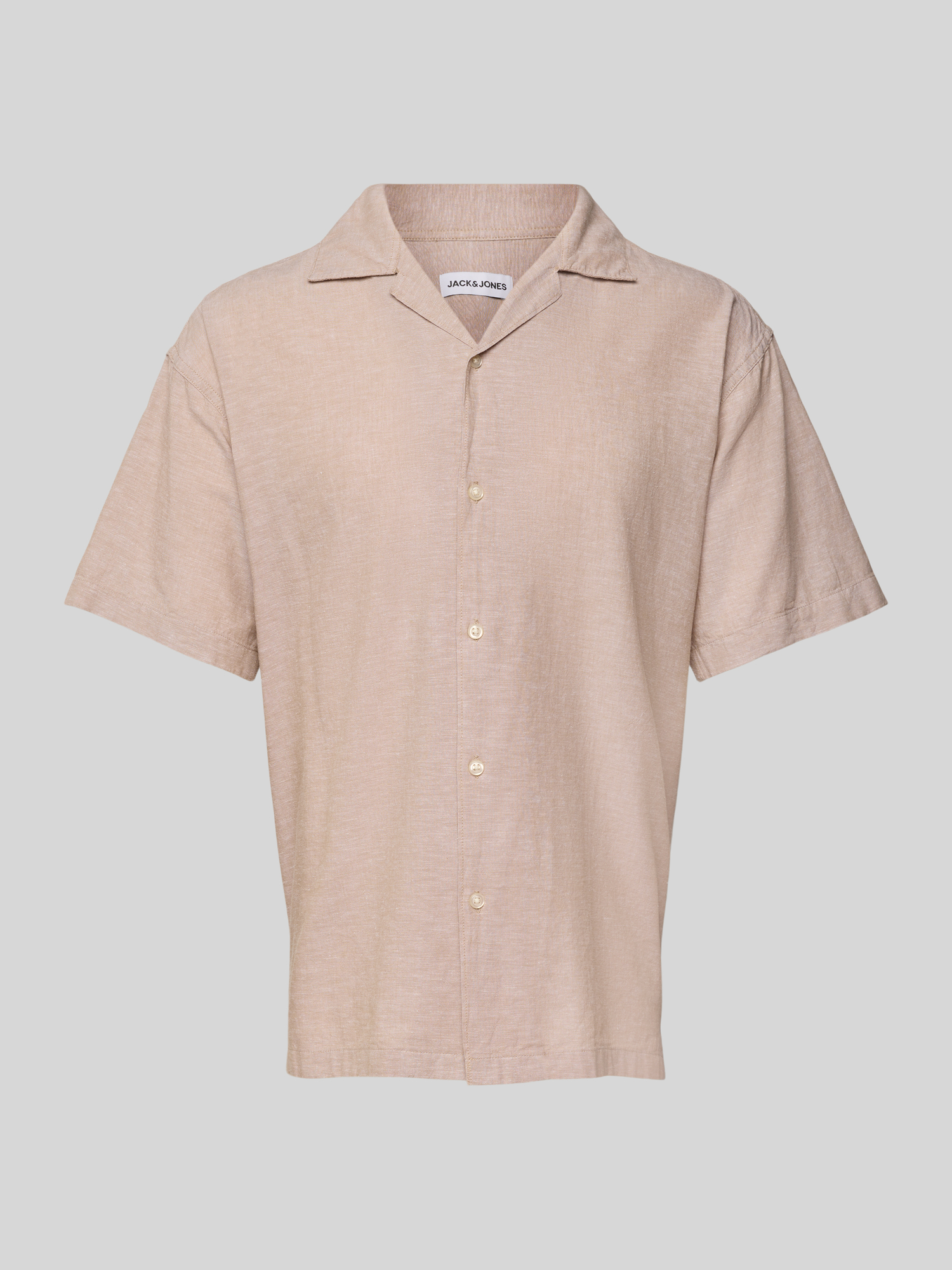 jack & jones - Freizeithemd - Leinen - Sand - S