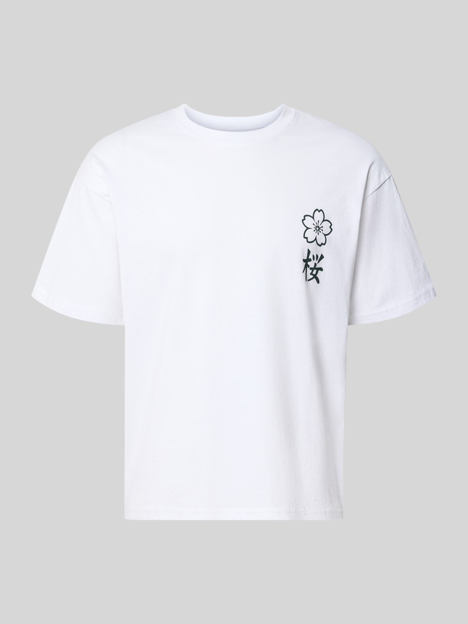 Jack & Jones Herren Offwhite T-Shirts, Beige, Gr. M