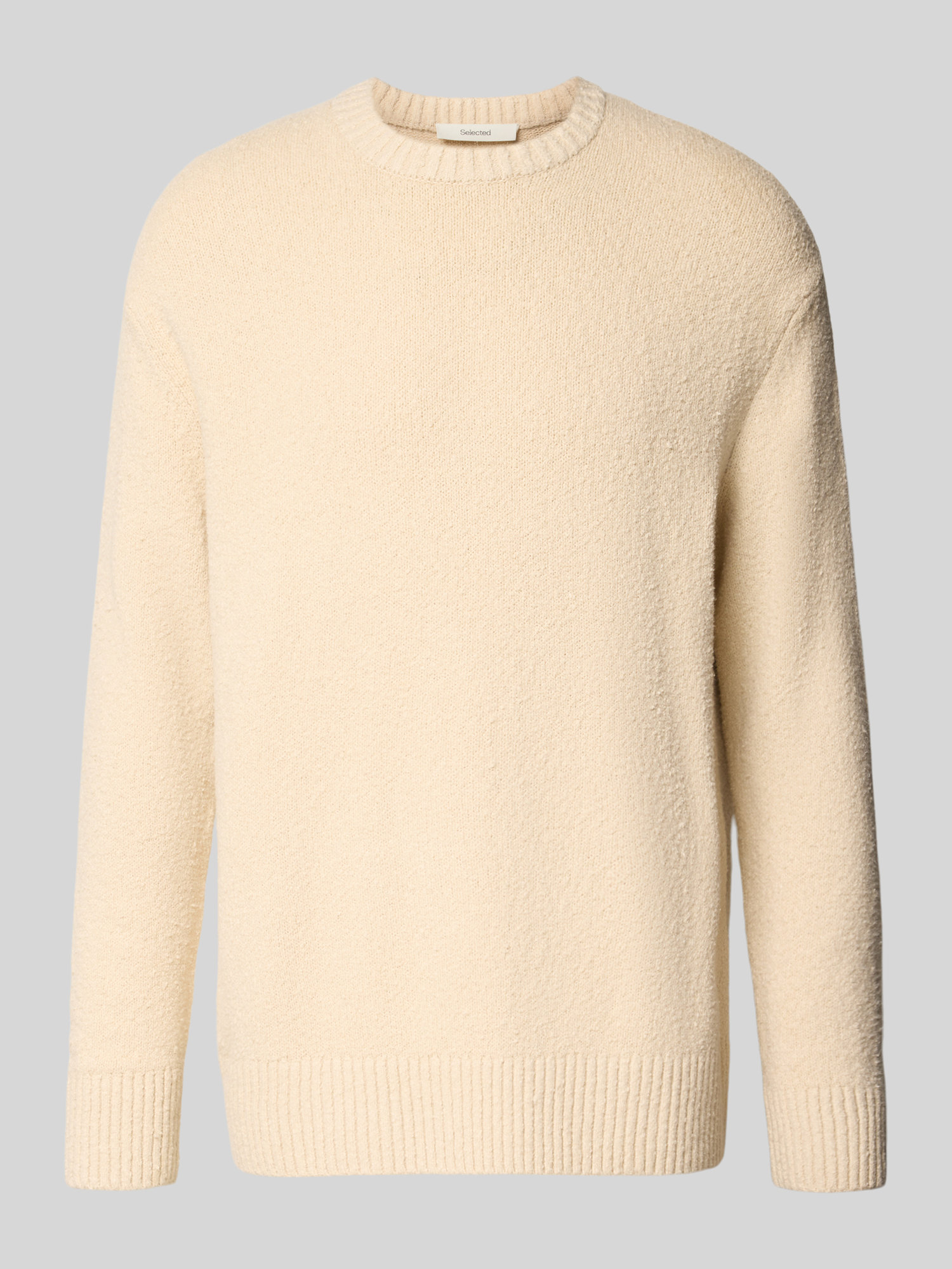 Selected Herren Pullover Beige Gr. Extra Groß - Bild 5