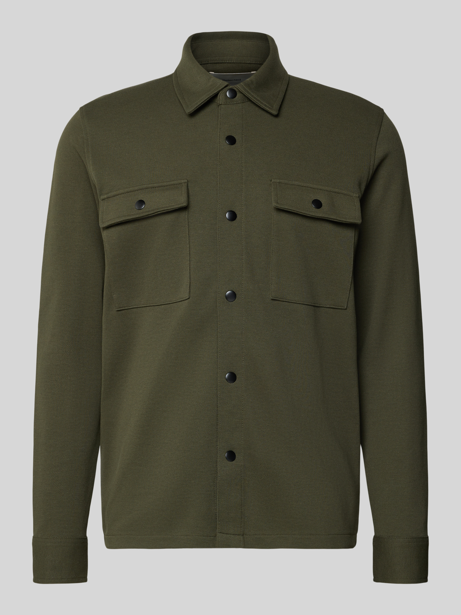 Selected, Herren, Pullover, Klassisches Overshirt, Grün, (XL) - Bild 6