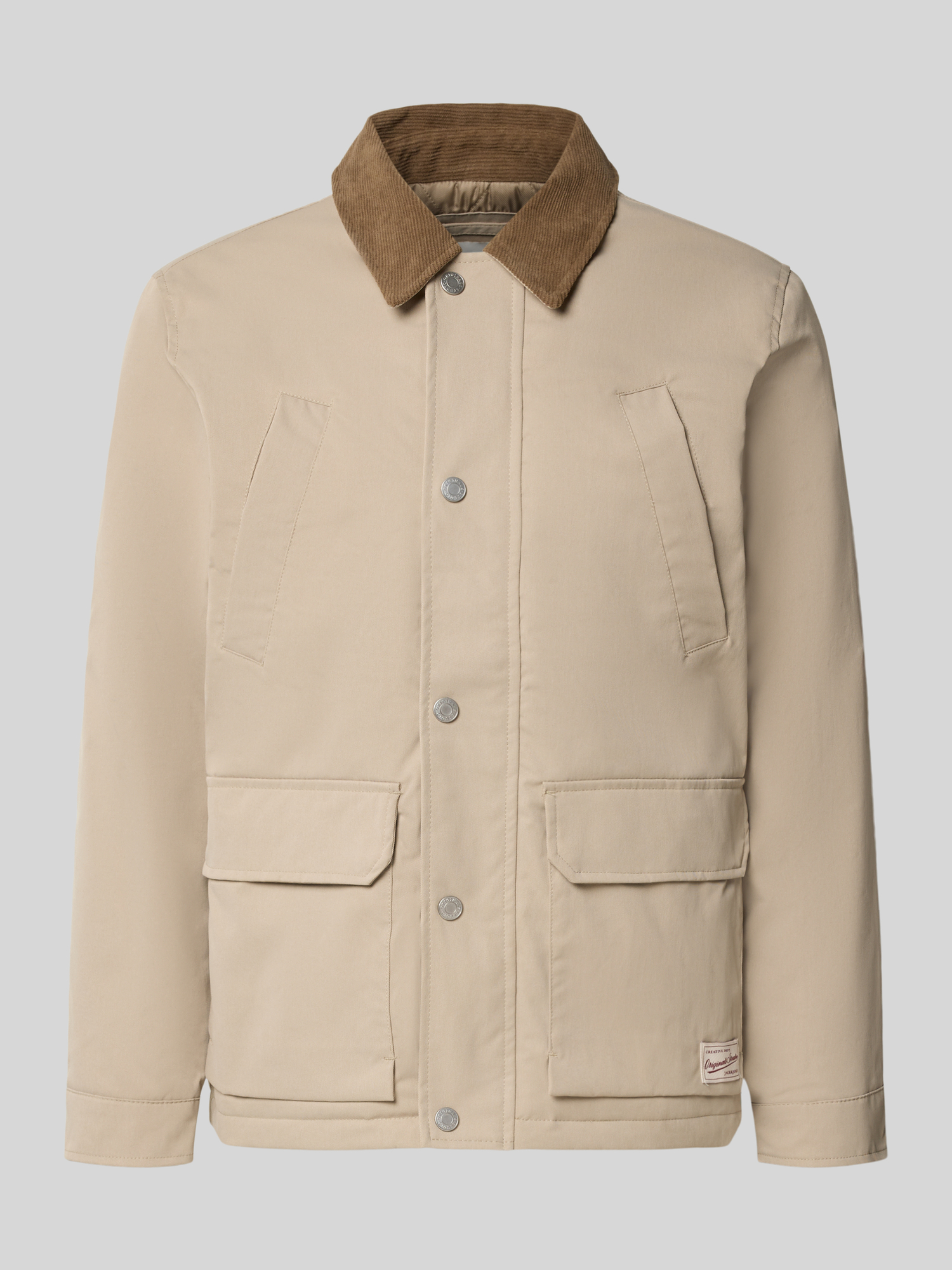 Jack & Jones Herren Beige Bomberjacken & Blousons, Gr. M