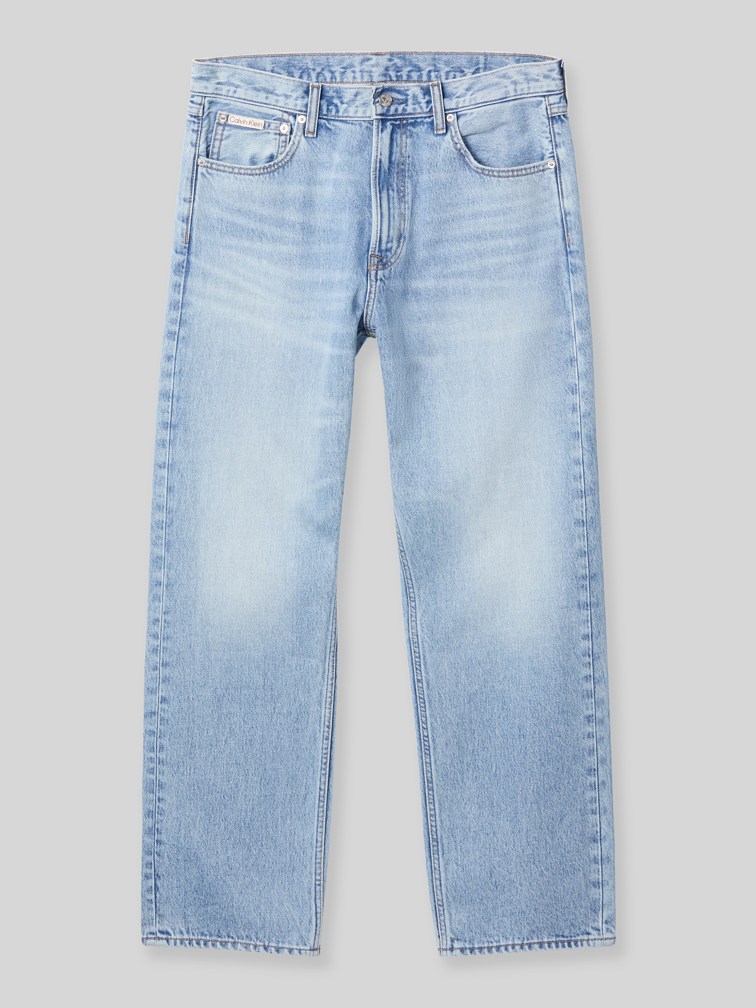 Calvin Klein Jeans - Herren - Straight Fit Jeans - 33/30 - Hellblau