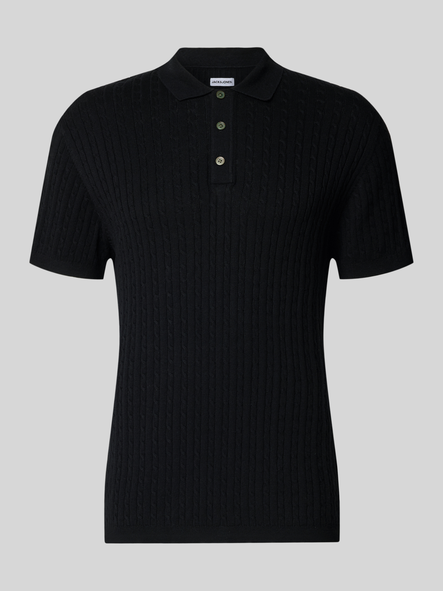 Jack & Jones - Poloshirt - Herren - Gr. XL - Schwarz