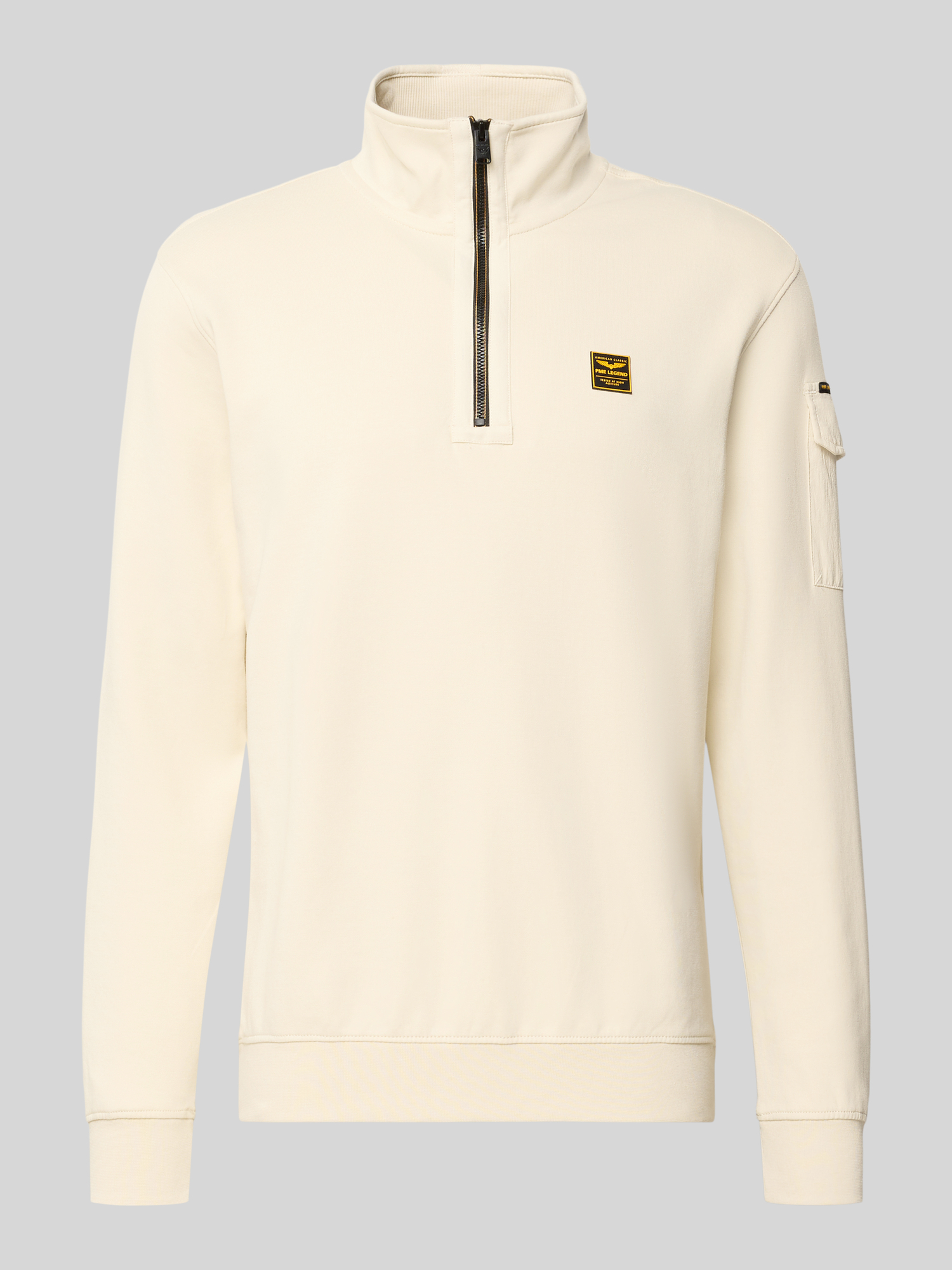 Pme Legend, Herren, Pullover, Troyer Sweater, Beige, (XXL) - Bild 8
