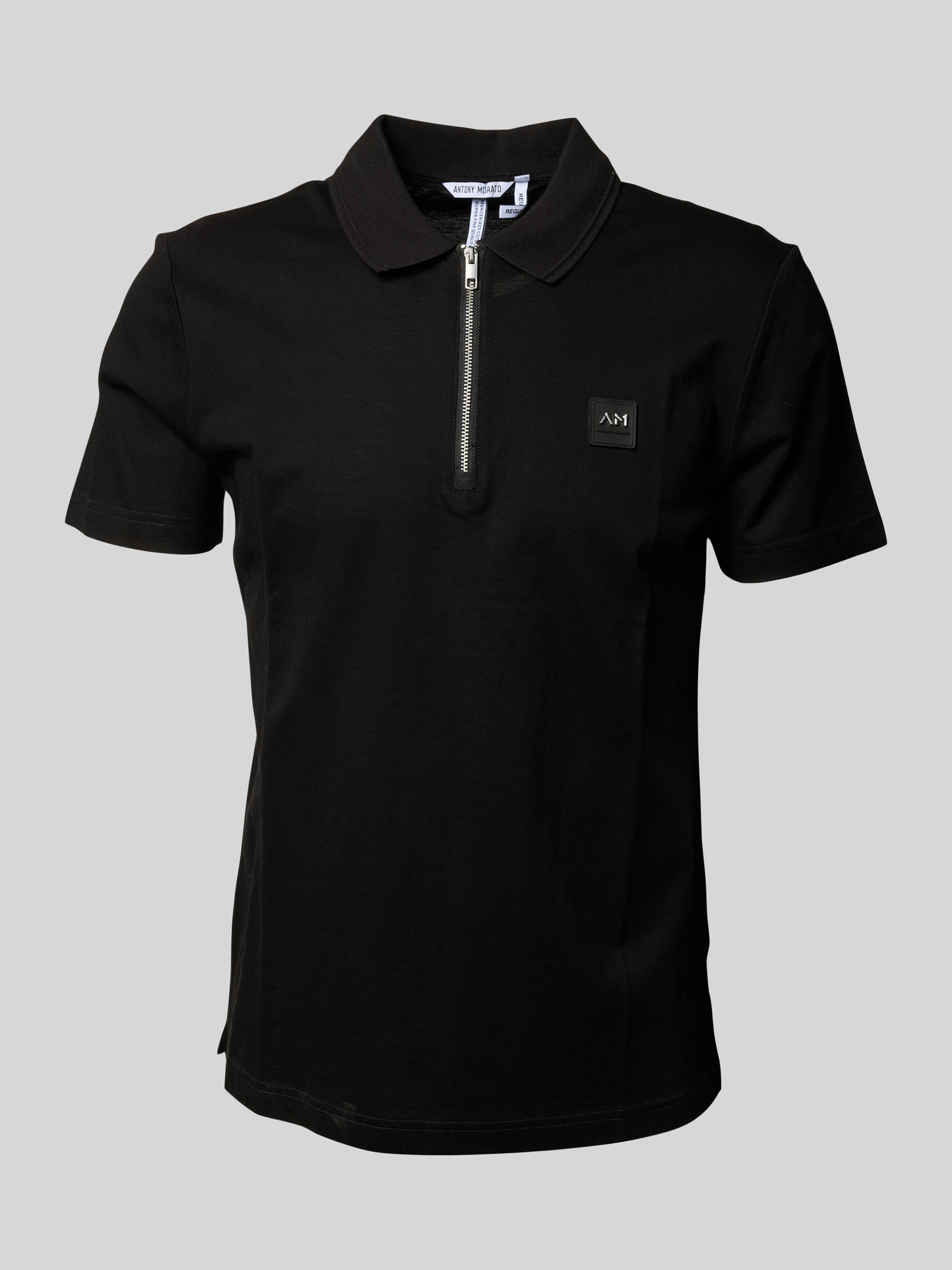 Antony Morato Herren Poloshirt Schwarz L