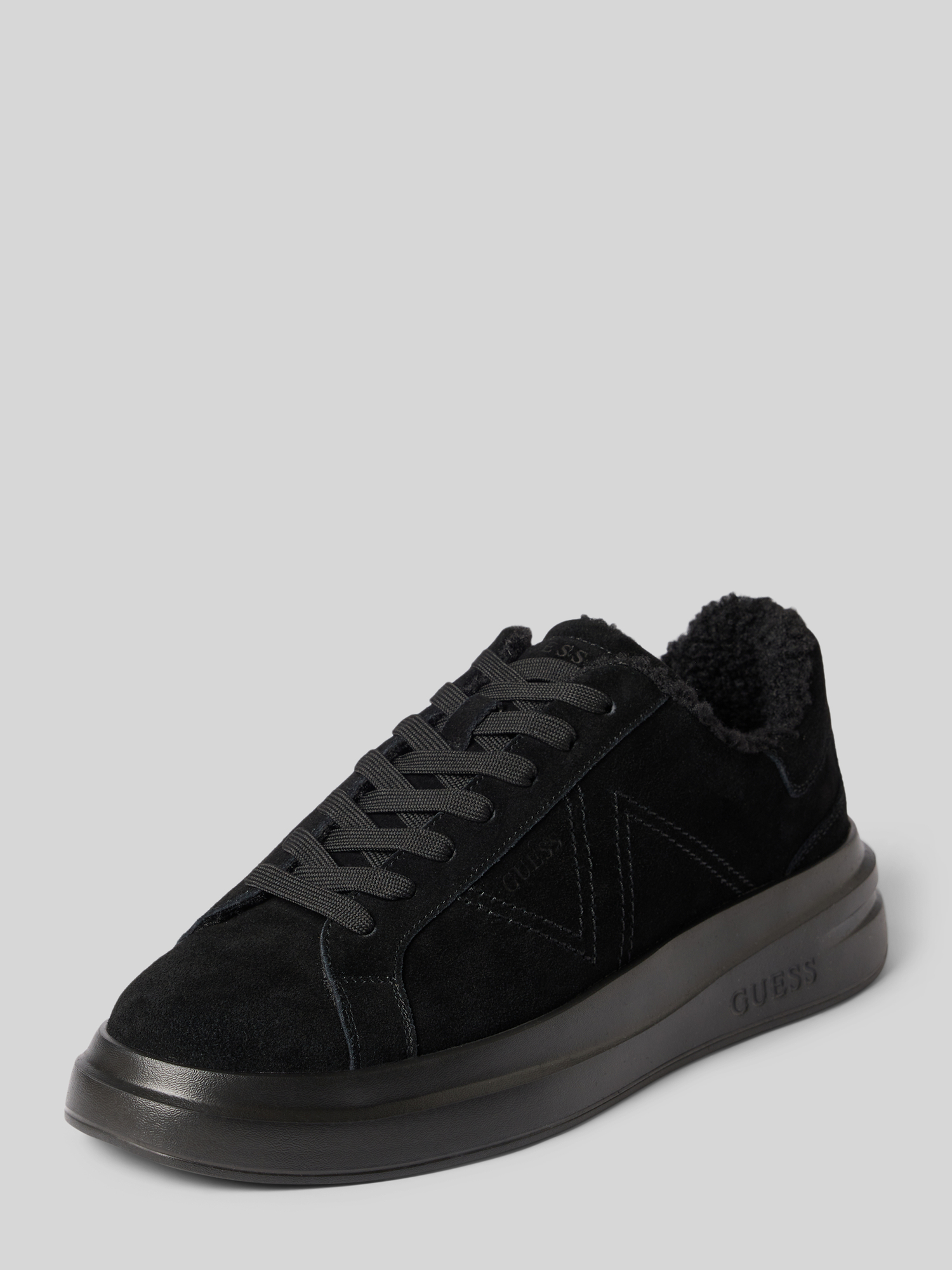 Guess Herren Schwarz Sneakers Fmfeal Lem12 44 - Bild 4