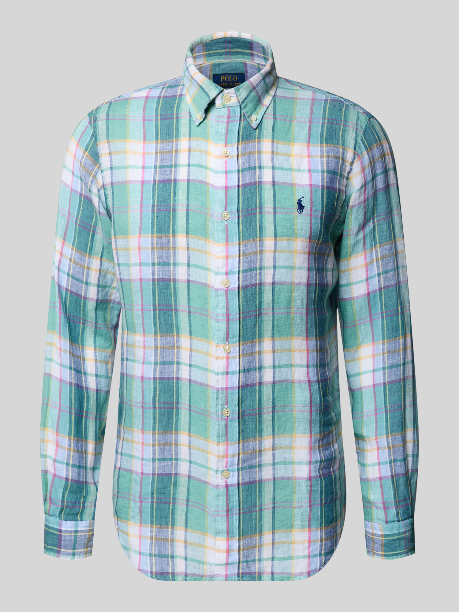 Polo Ralph Lauren - Freizeithemd - Leinen - M - Gruen