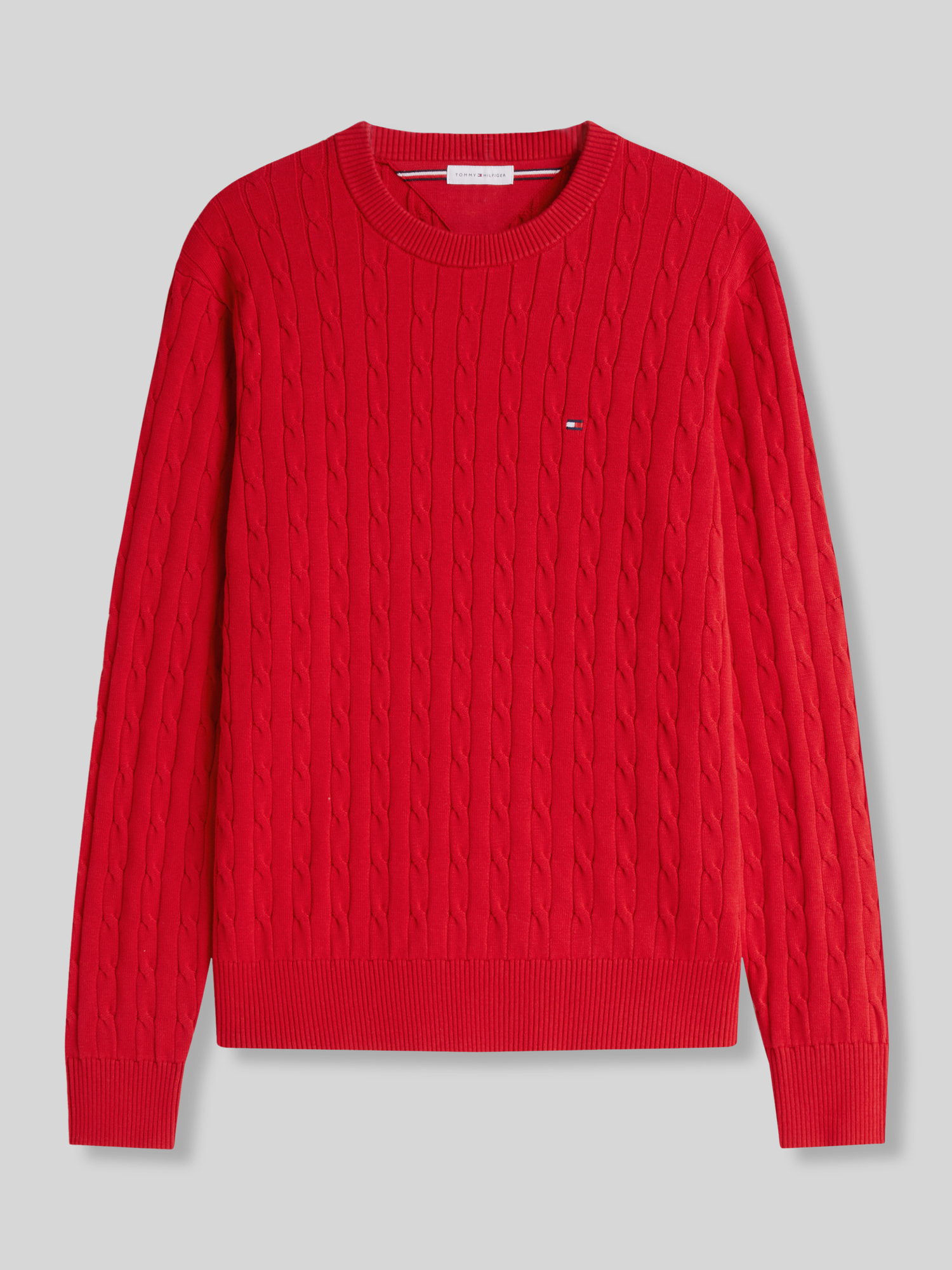 Tommy Hilfiger - Herren - Pullover - L - Rot