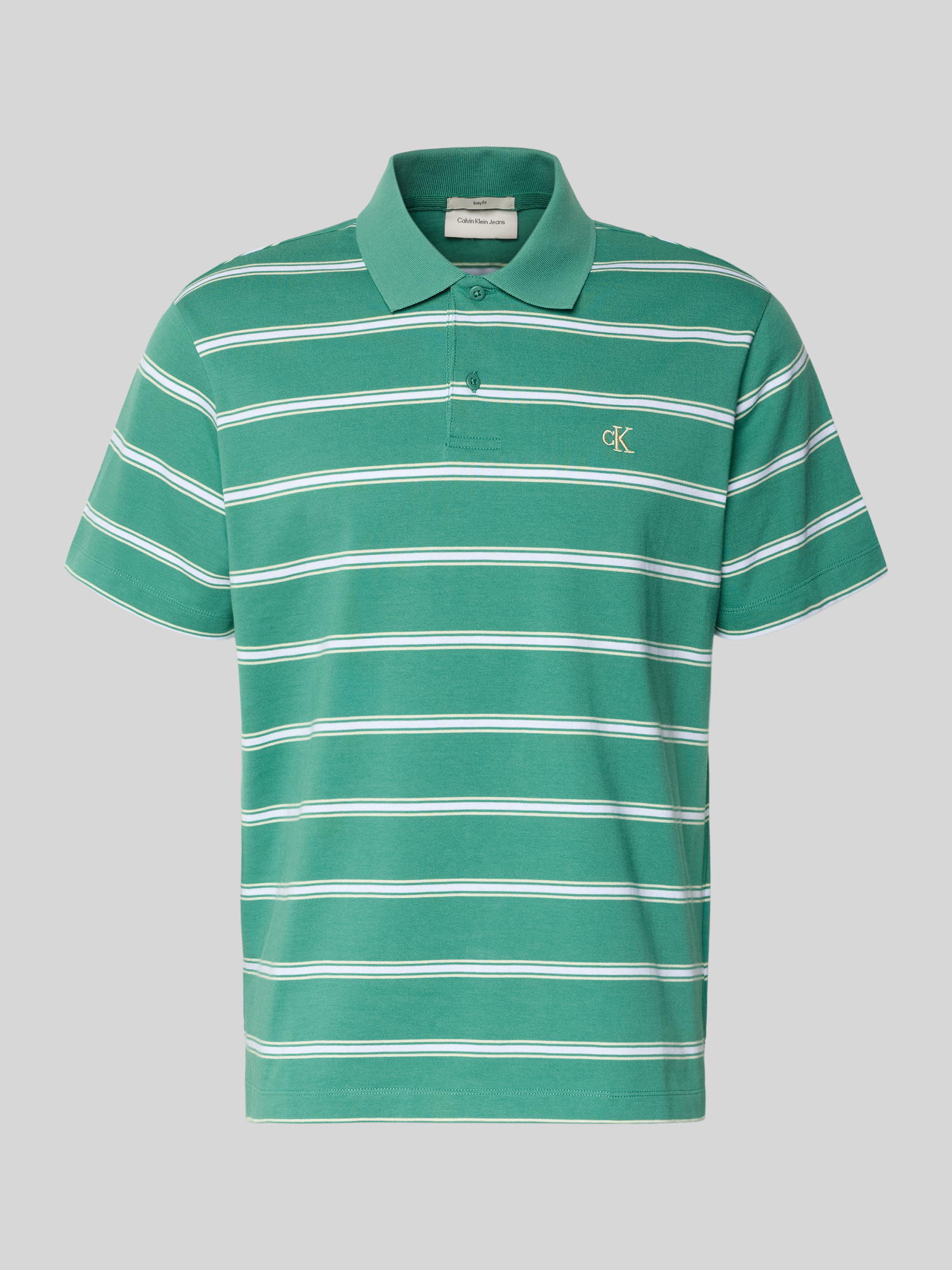 Calvin Klein Jeans - Herren - Poloshirt - XL - Grün