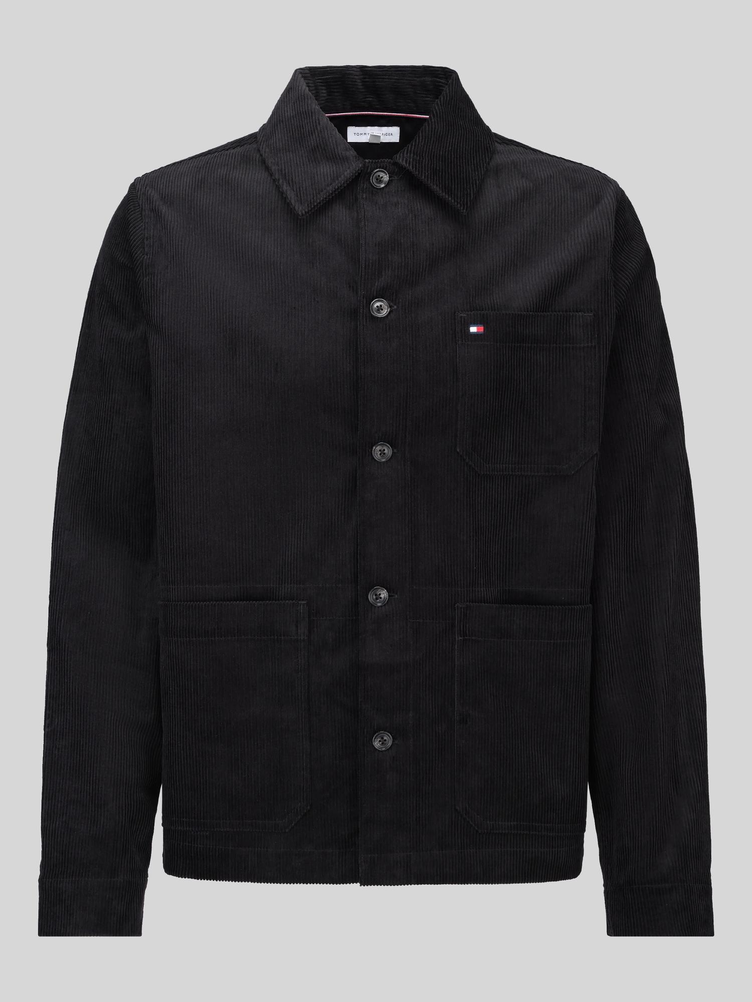 Tommy Hilfiger - Herren - Freizeithemd - L - Schwarz