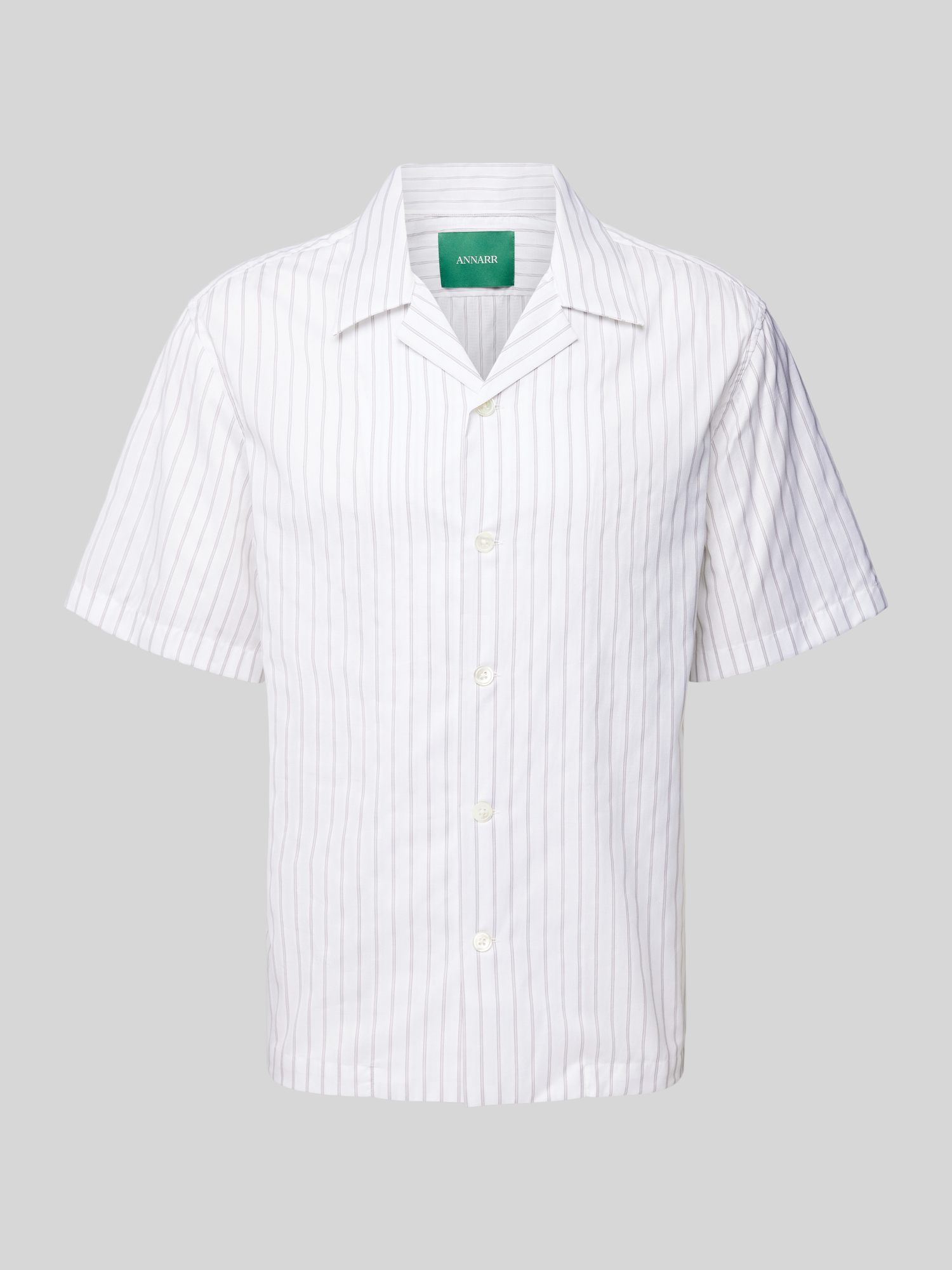 ANNARR - Freizeithemd - Herren - Baumwolle - Offwhite - Gr. XL