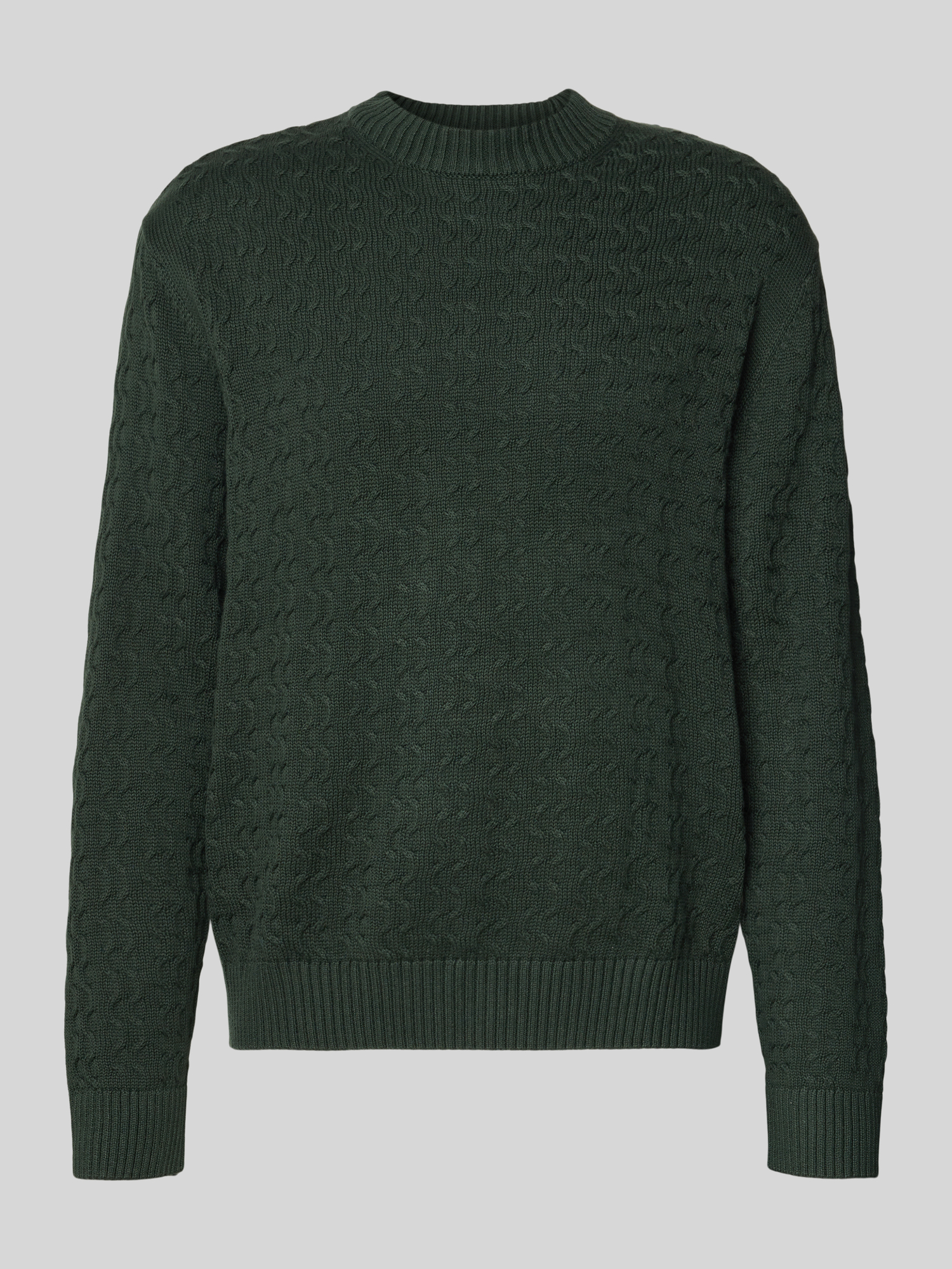 Selected Homme Pullover Herren L Dunkelgrün Strickpullover - Bild 3