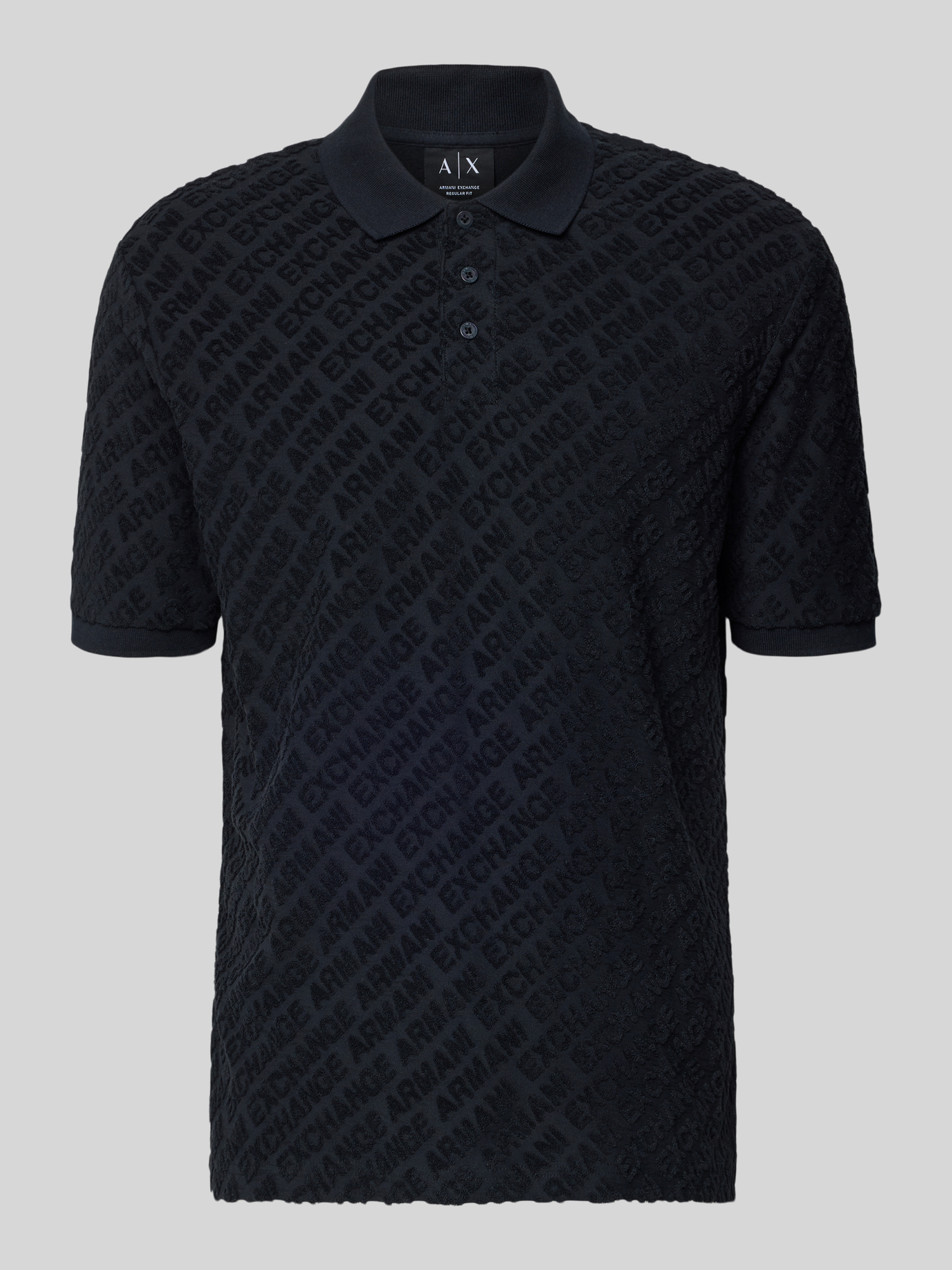 Armani Exchange Herren Poloshirt Dunkelblau M
