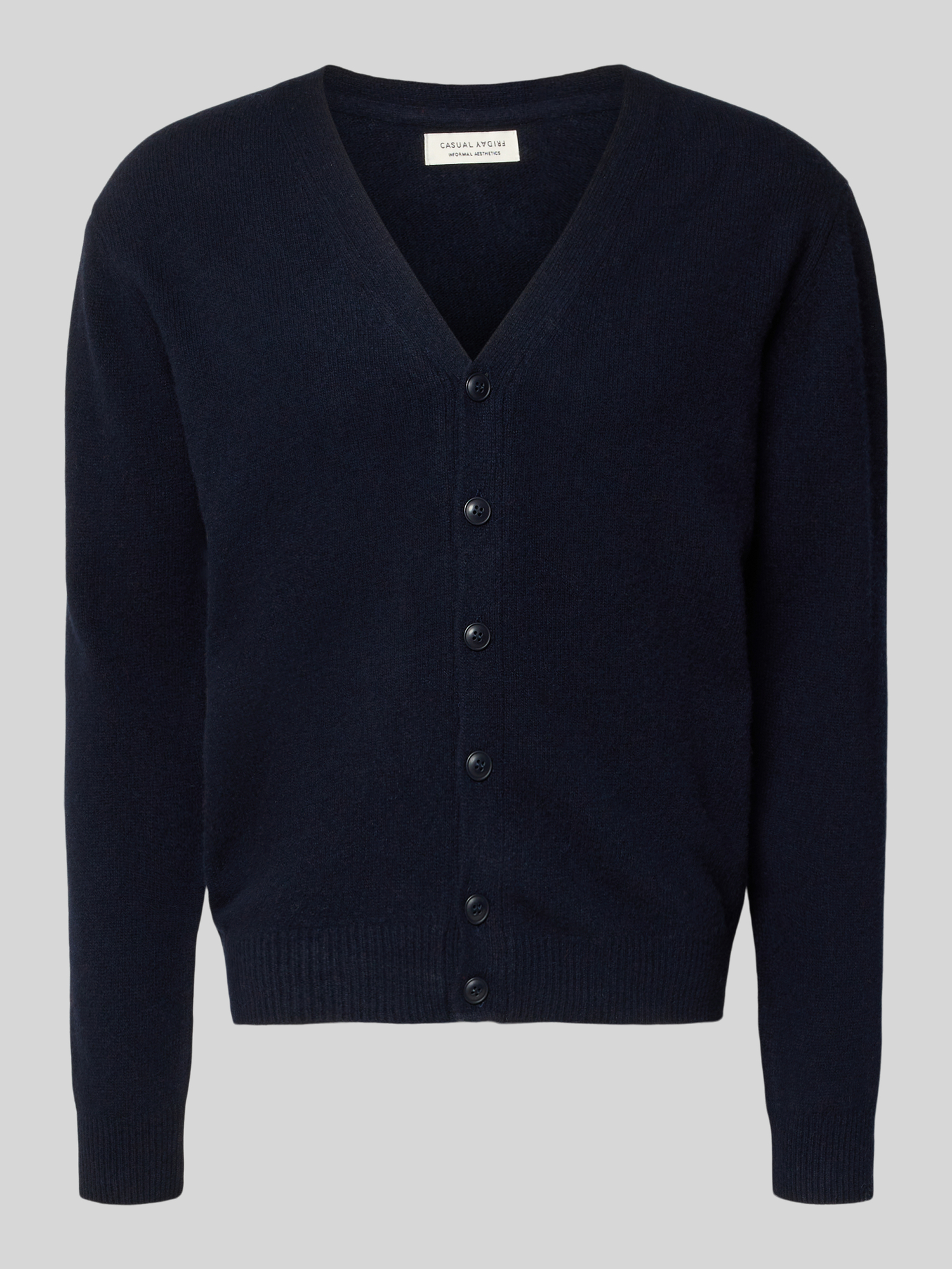 casual friday - Herren Strickjacke - Marine - S