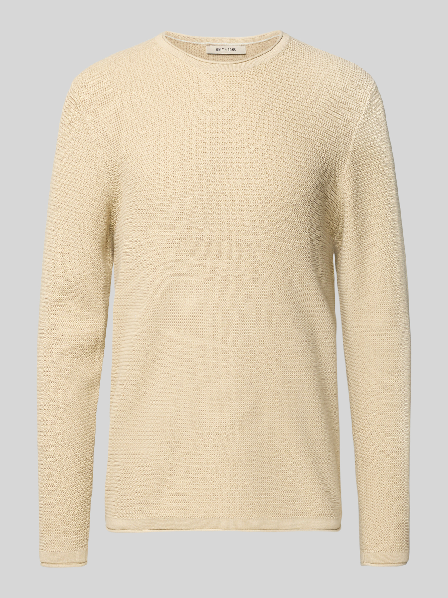 Only & Sons Herren Pullover Baumwolle XL Offwhite