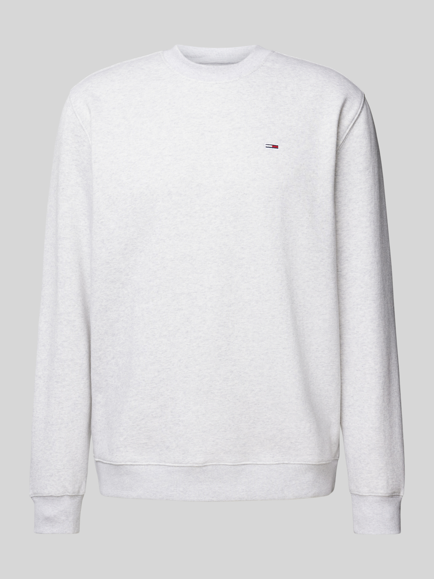 VAN GRAAF Tommy Jeans Herren Hellgrau Sweatshirt Baumwolle Grau, Mittel - Bild 4