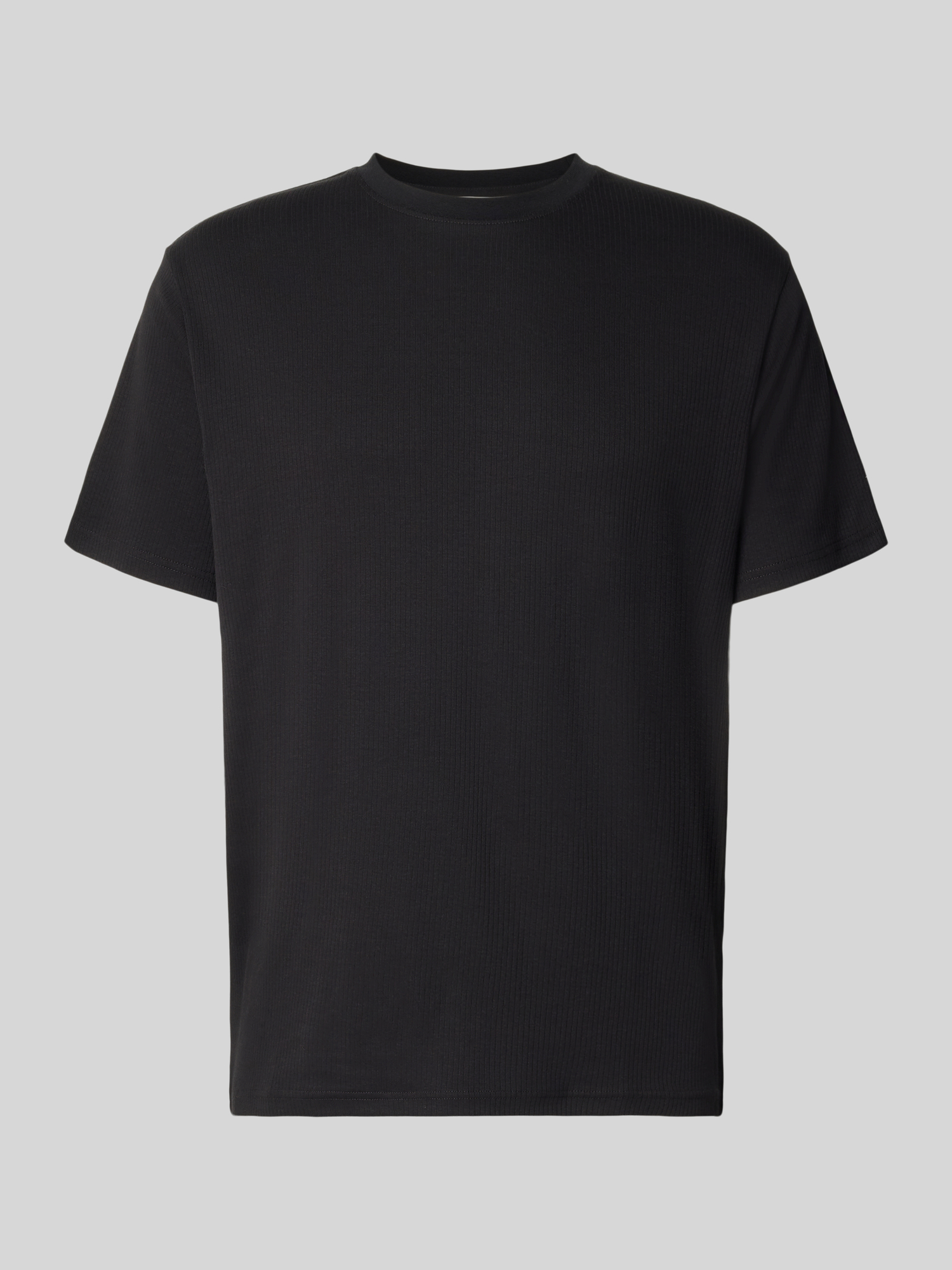 Selected Homme - Herren - T-Shirt - Rundhalsausschnitt - Schwarz - XL