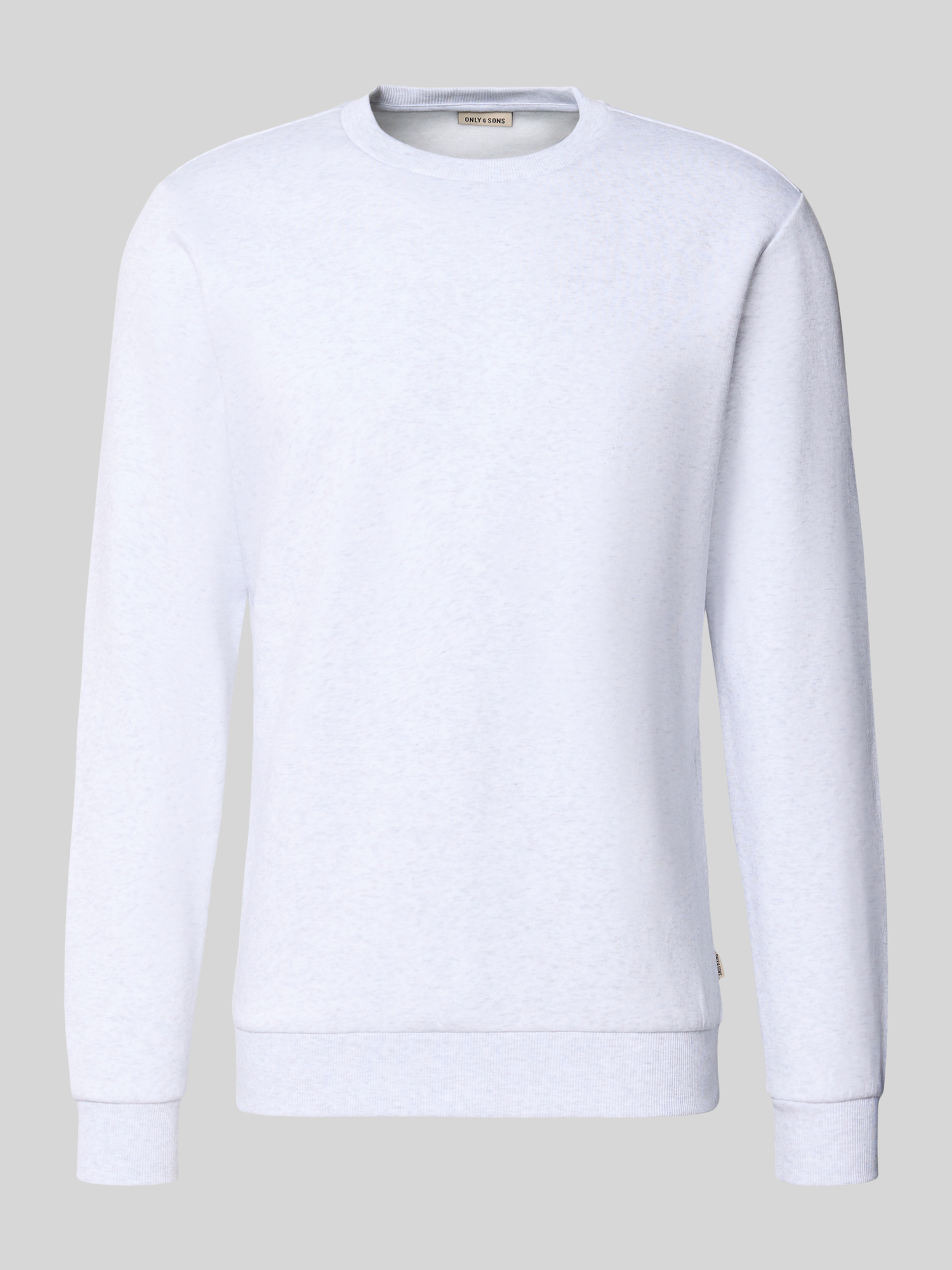 Only & Sons - Herren - Sweatshirt - L - Hellgrau Melange