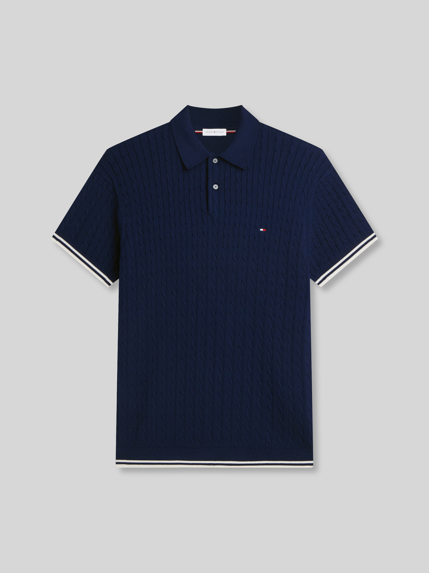 Tommy Hilfiger - Herren - Poloshirt - L - Dunkelblau
