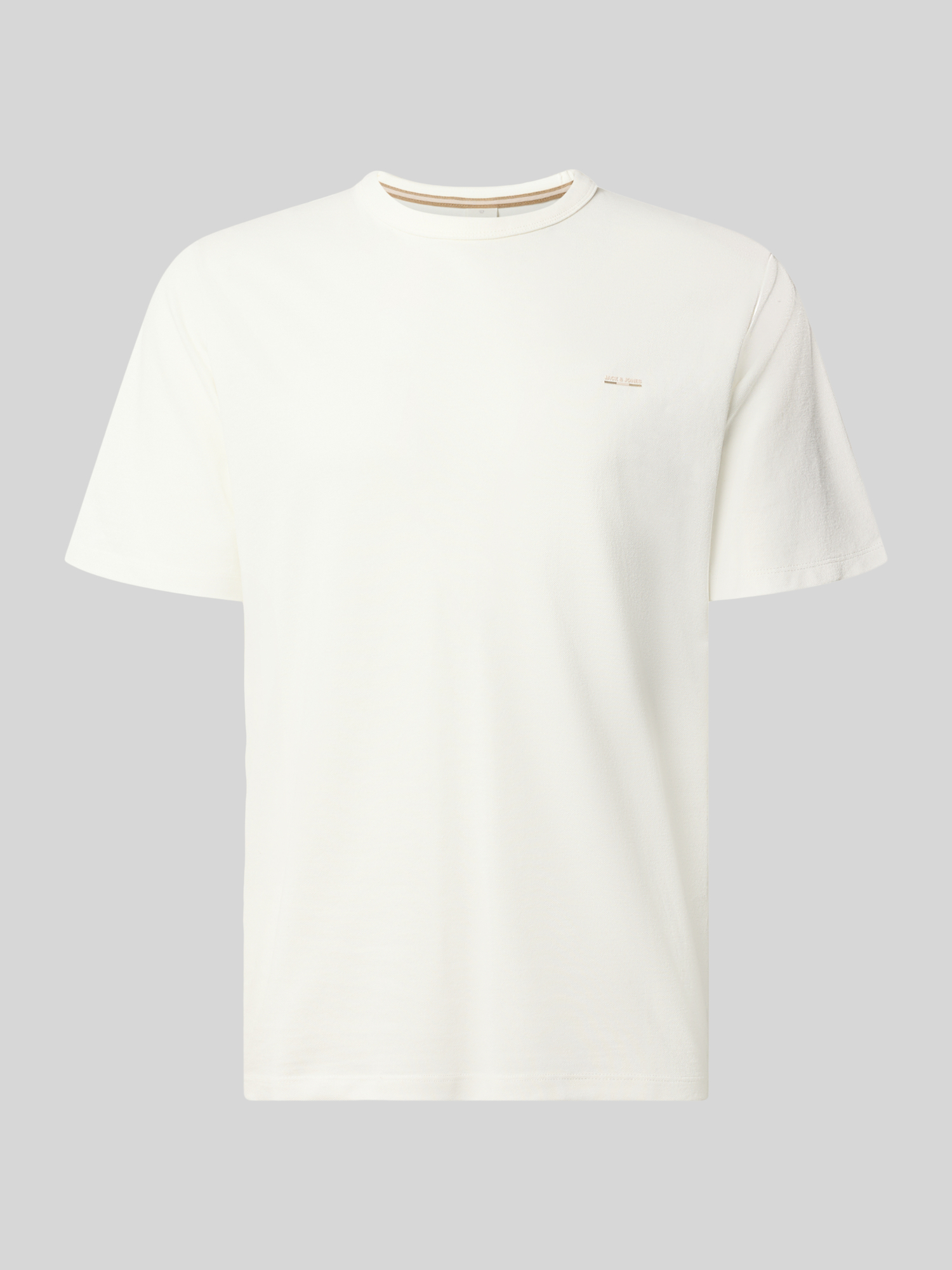 Jack & Jones - Herren - T-Shirt - L - Offwhite
