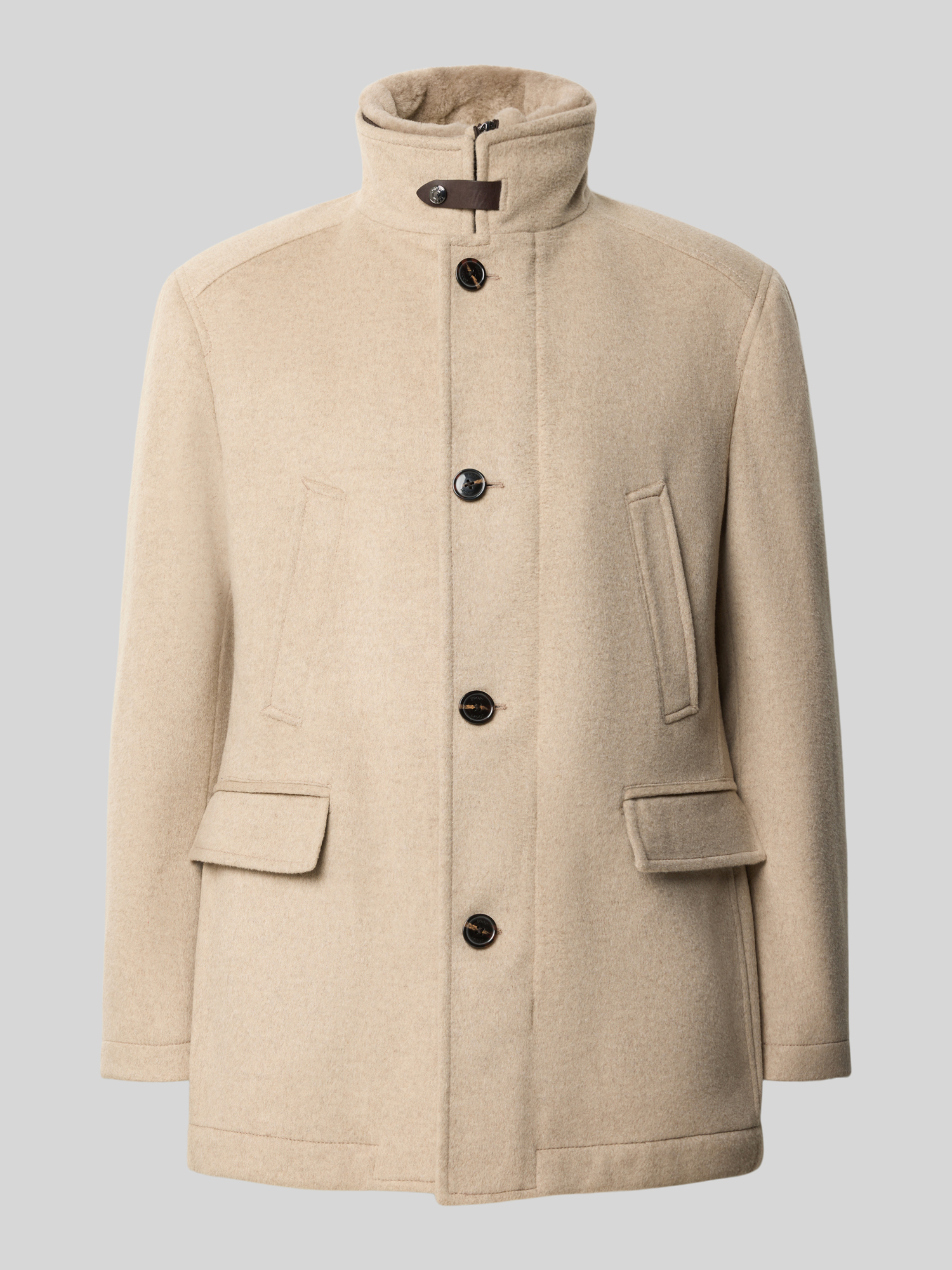 Joop! Collection Herren Klassische Mäntel Beige Gr. 52 - Bild 3